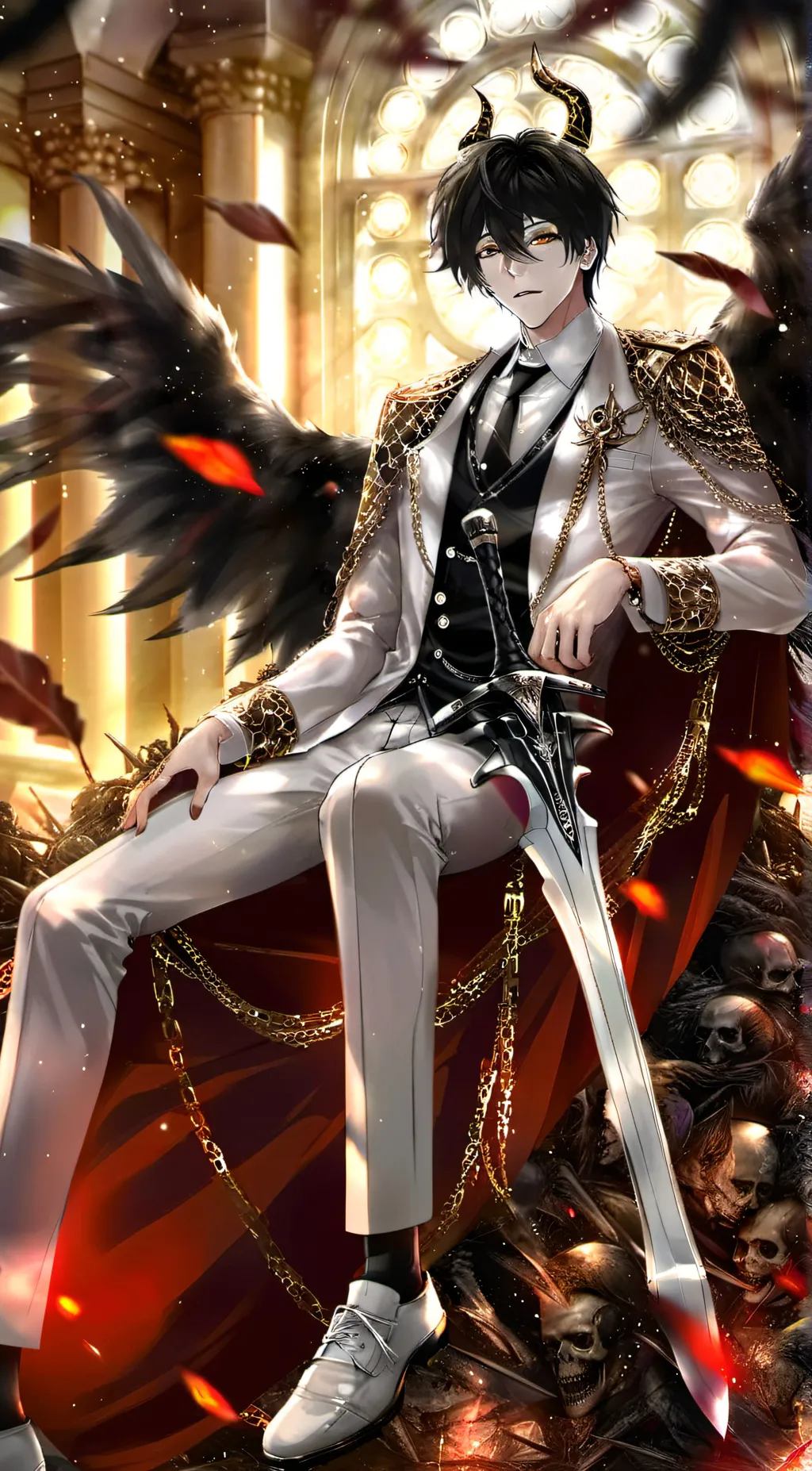 ai character: God Demon background