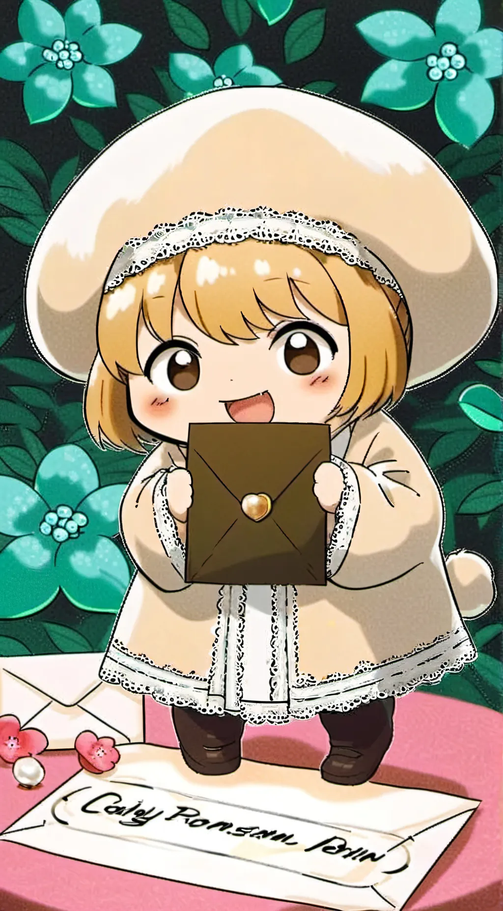 ai character: pompompurin background