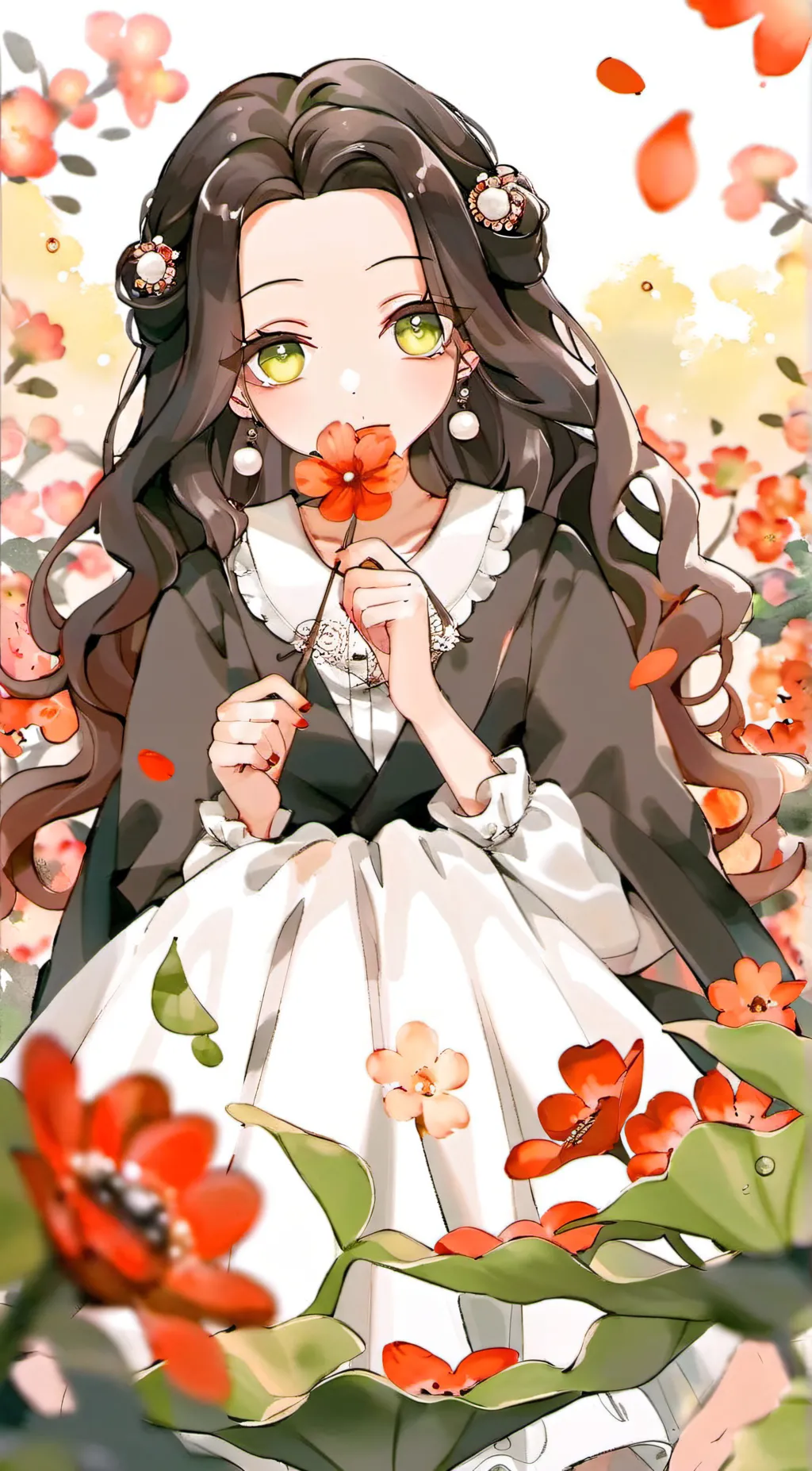 ai character: Beach trip+ds background