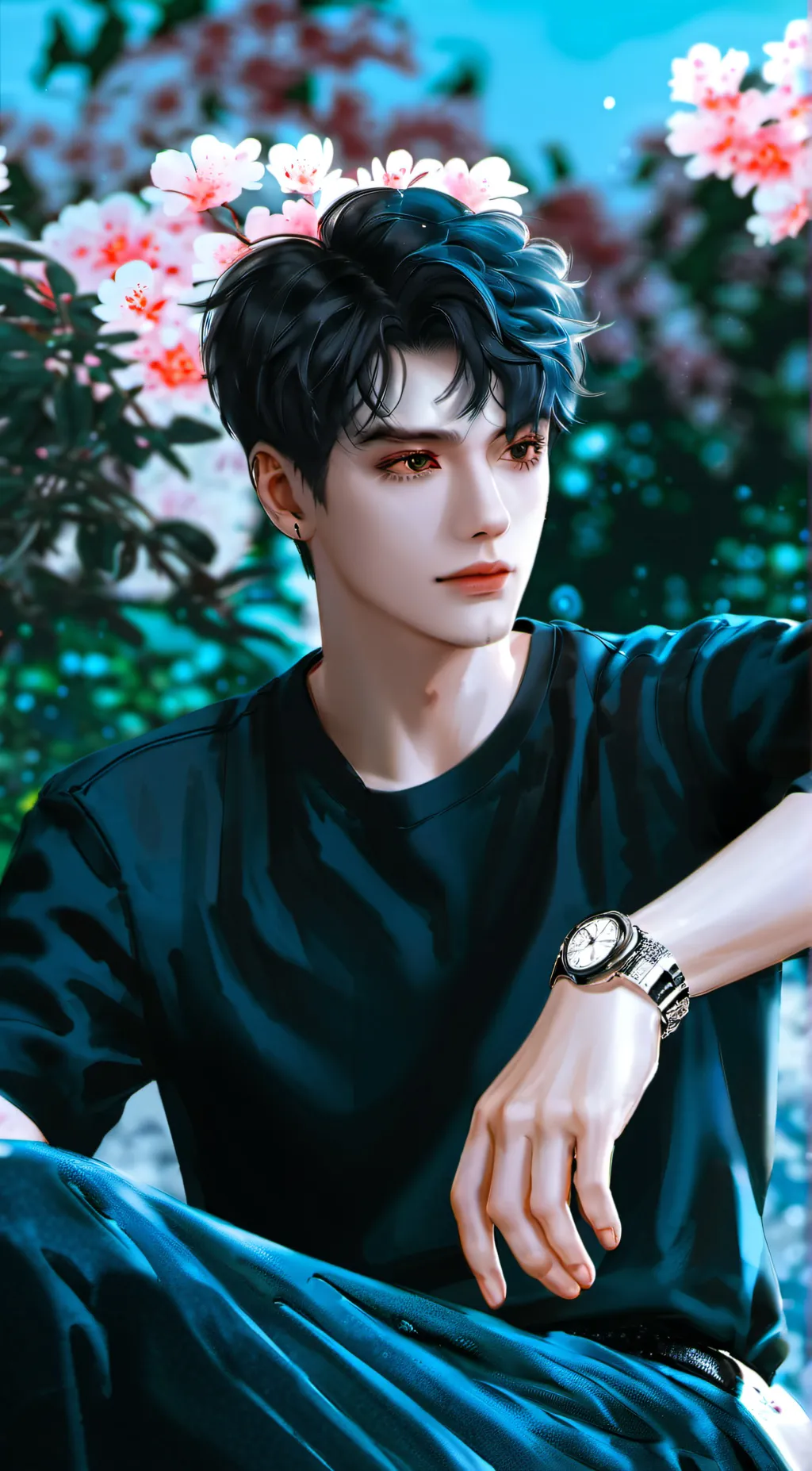 ai character: Max background