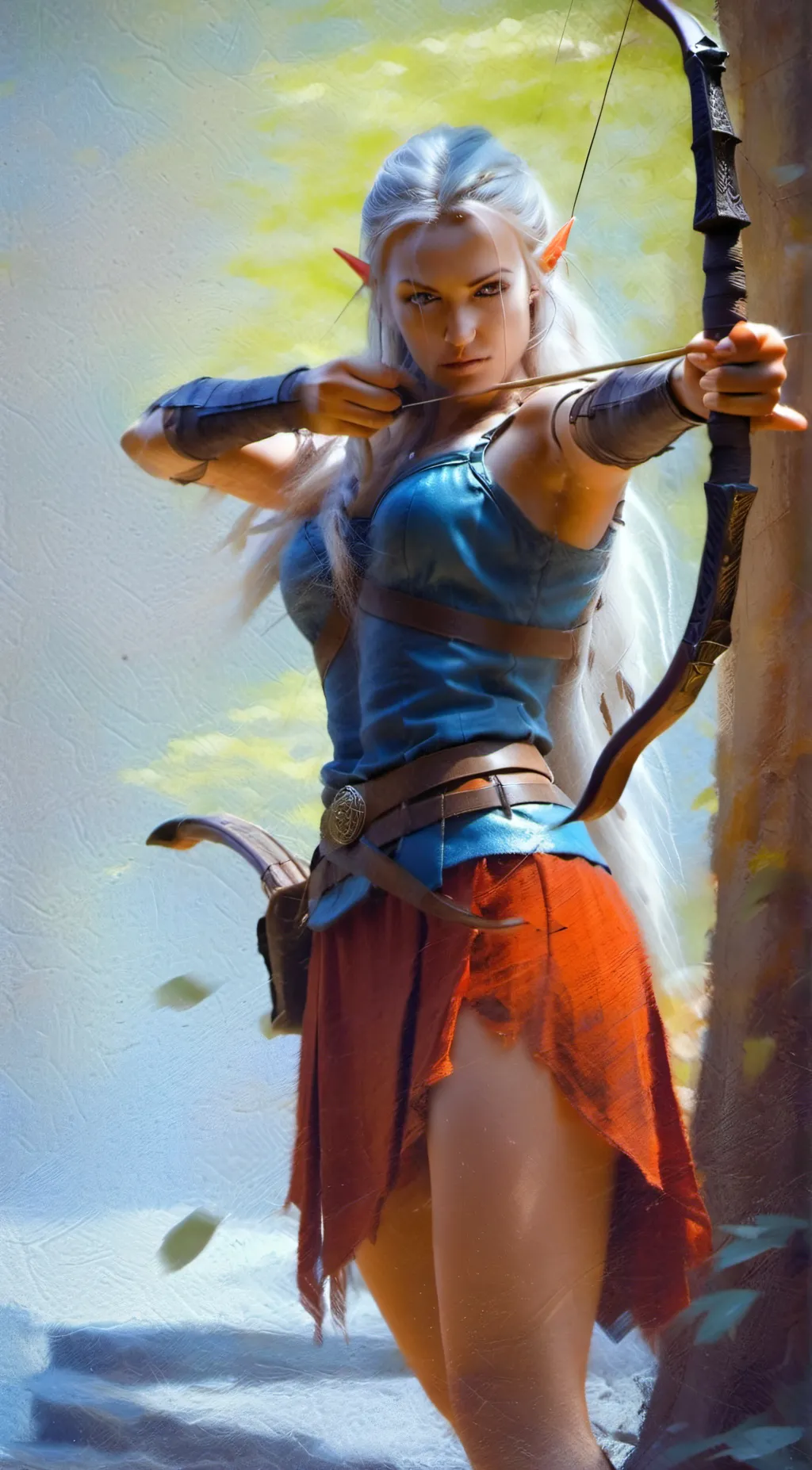ai character: Elara background