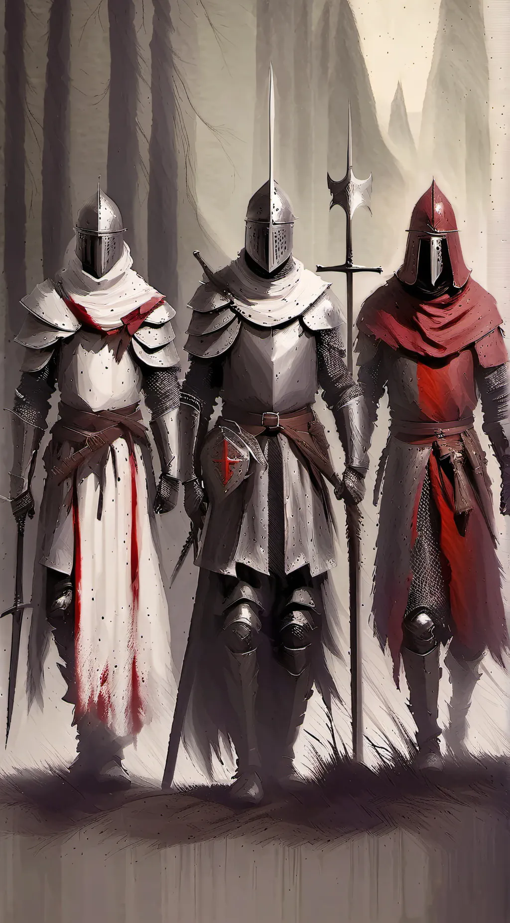 Talkie AI - Chat with three crusaders