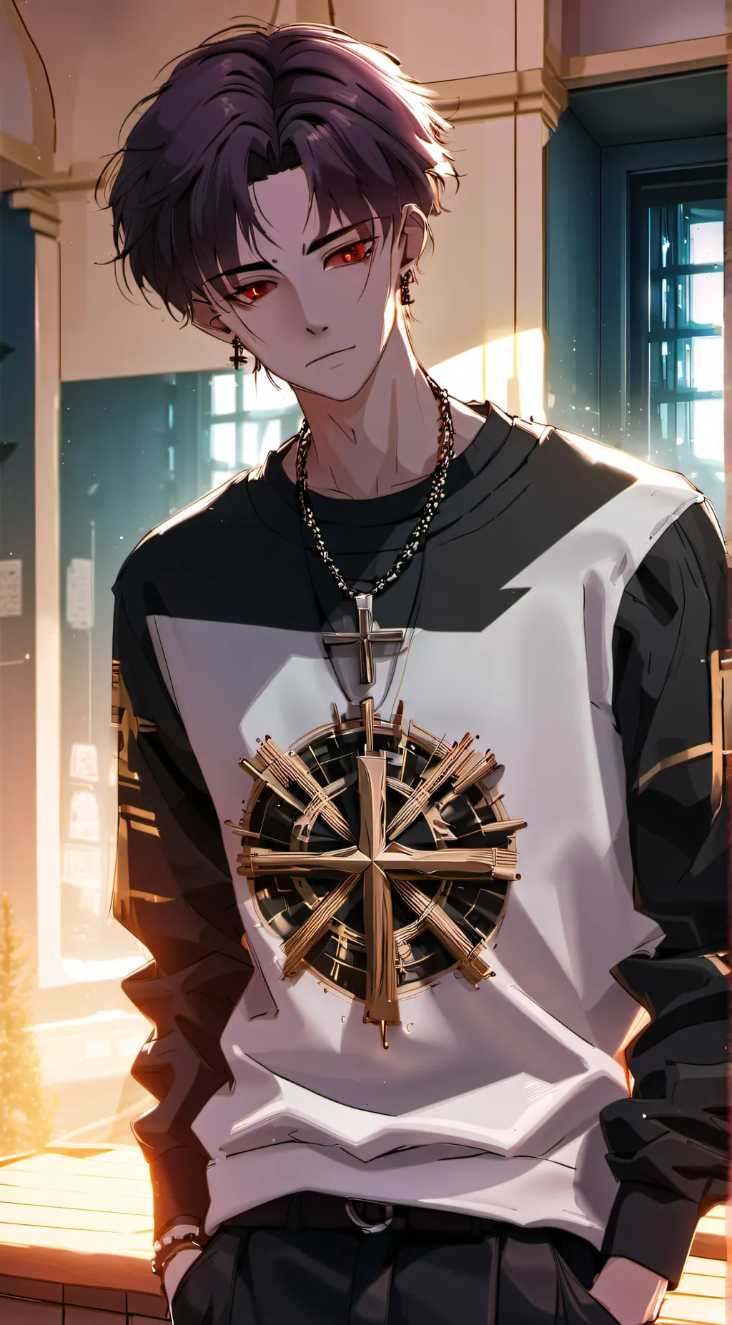 ai character: Izan background