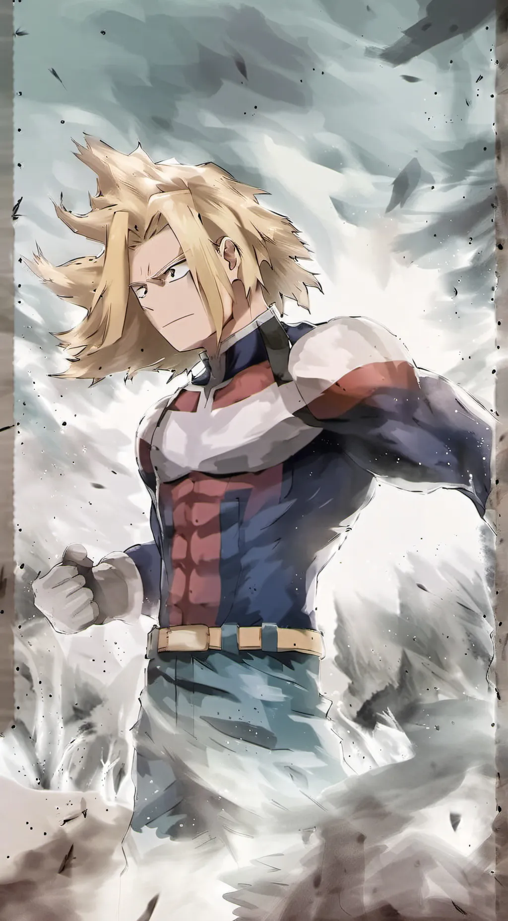 ai character: All might  background