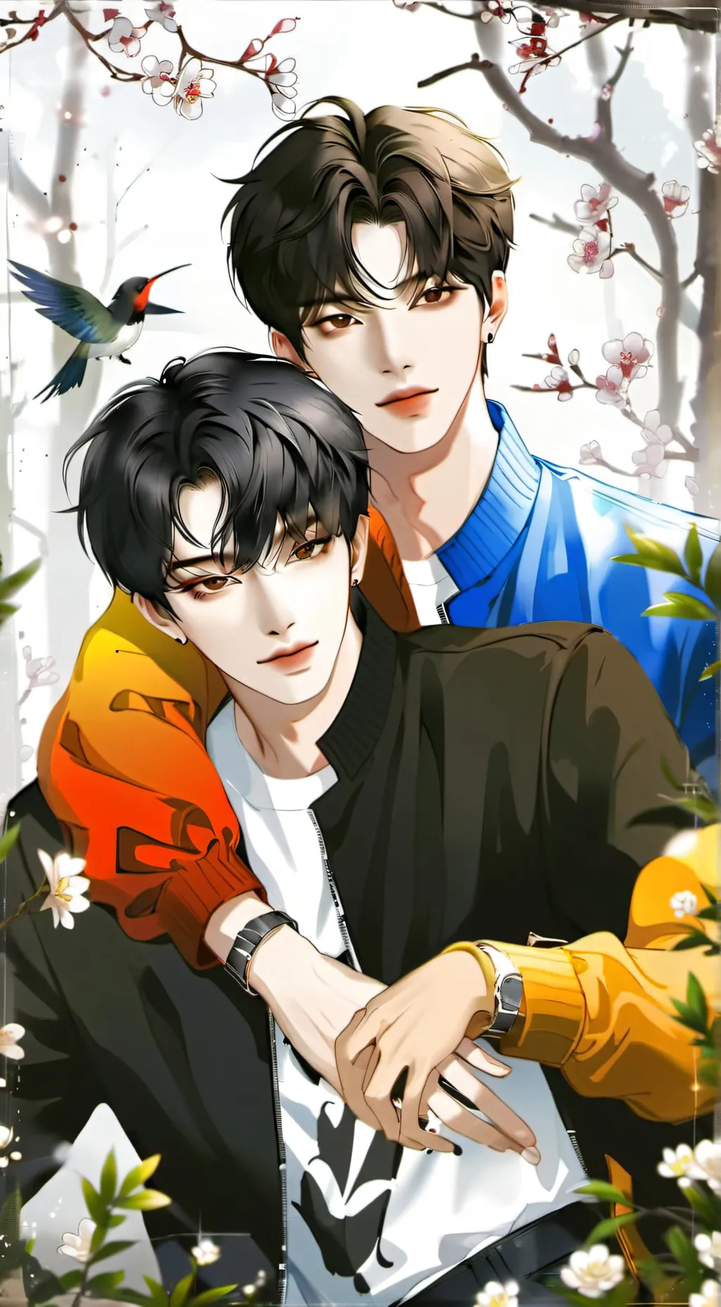 ai character: Baekhyun & Ha-Joon background