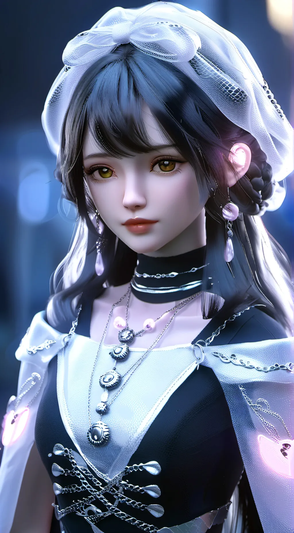 ai character: Crystal/Naya background