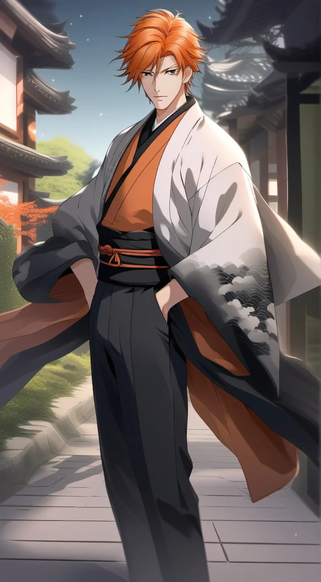 ai character: Bleach background