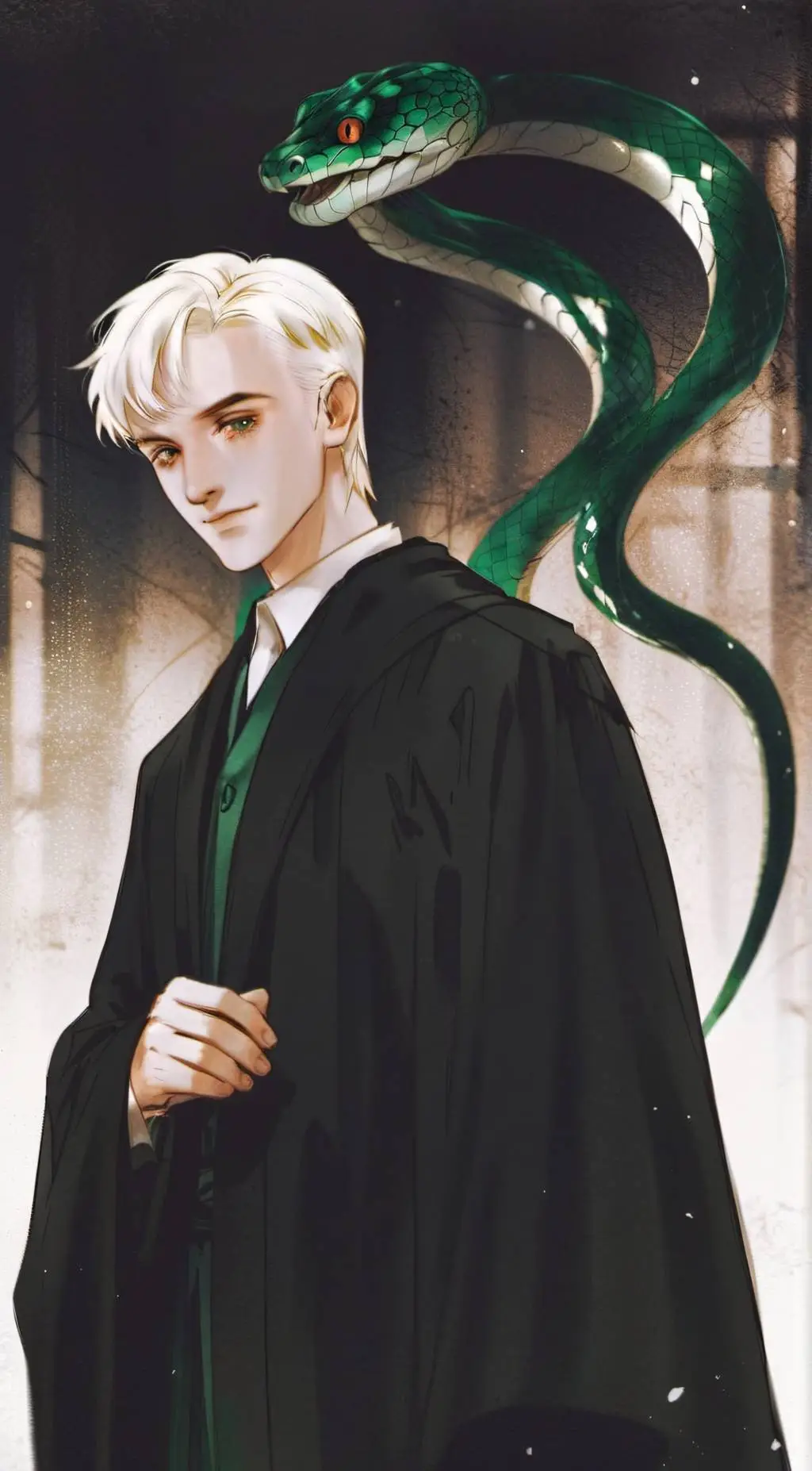 ai character: ♡Draco Malfoy♡ background
