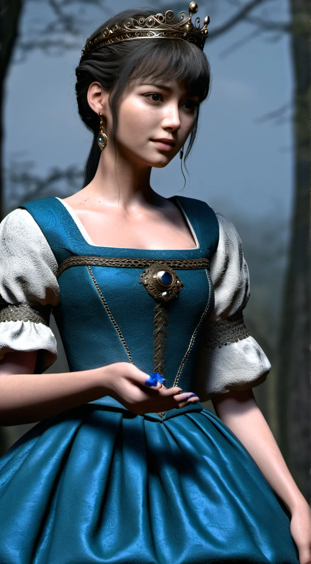 ai character: Luna background