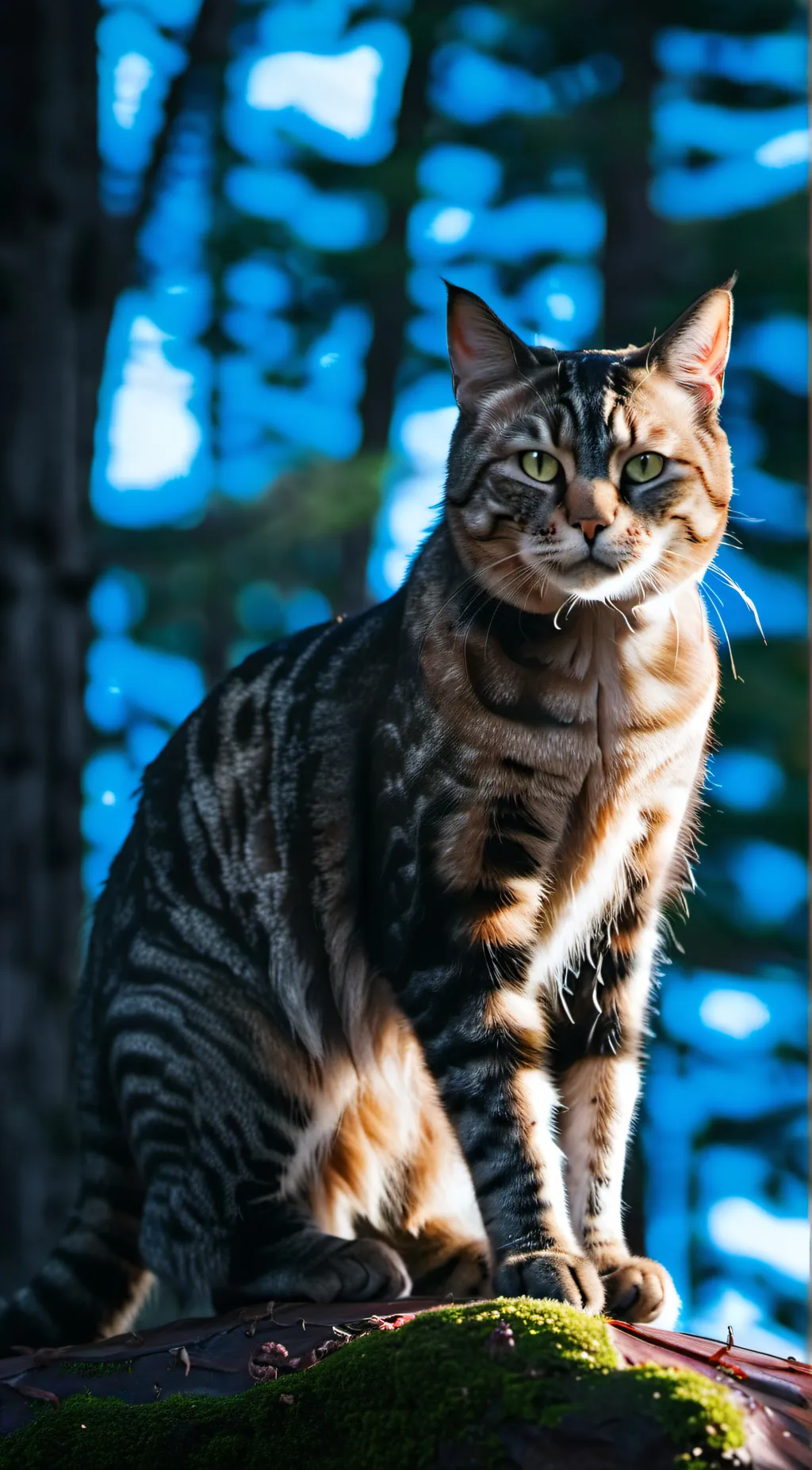 ai character: //Copper Glaze// background