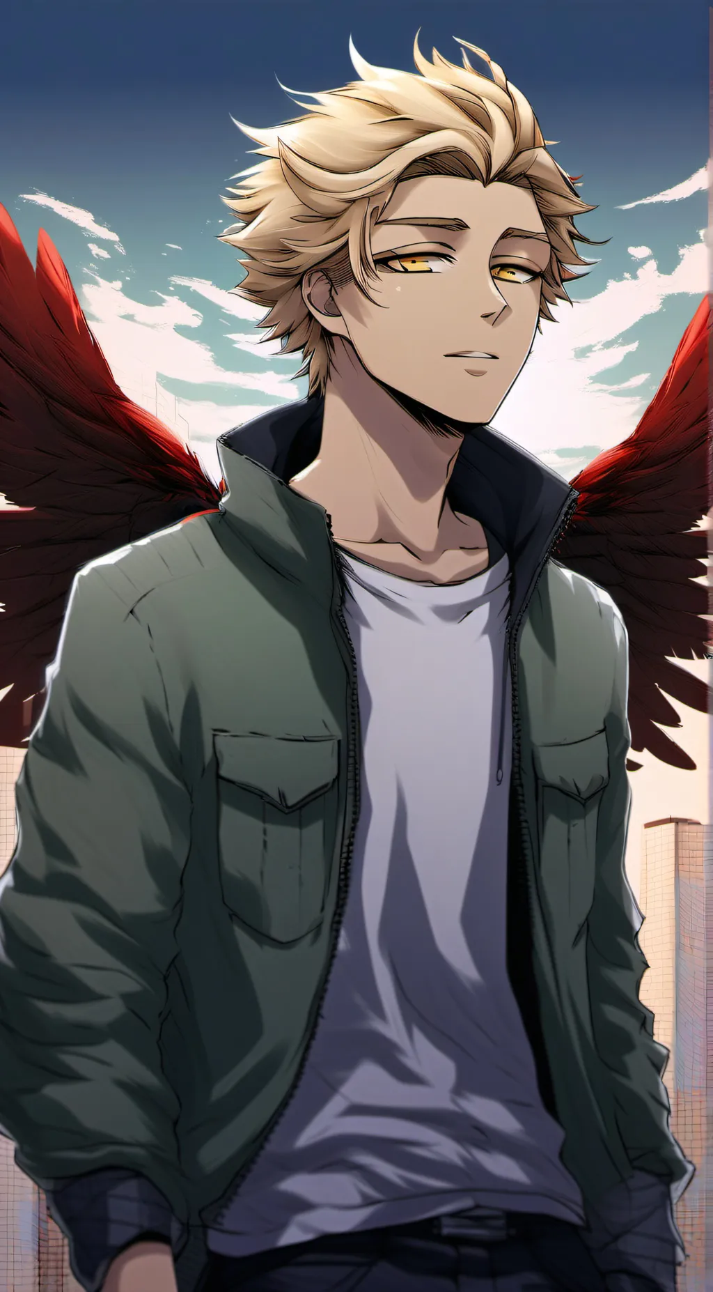 ai character: Hawks background