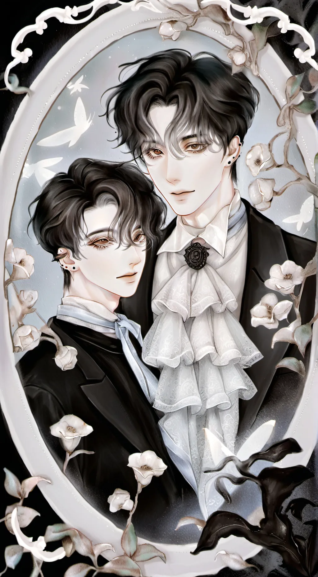 ai character: james and noah background