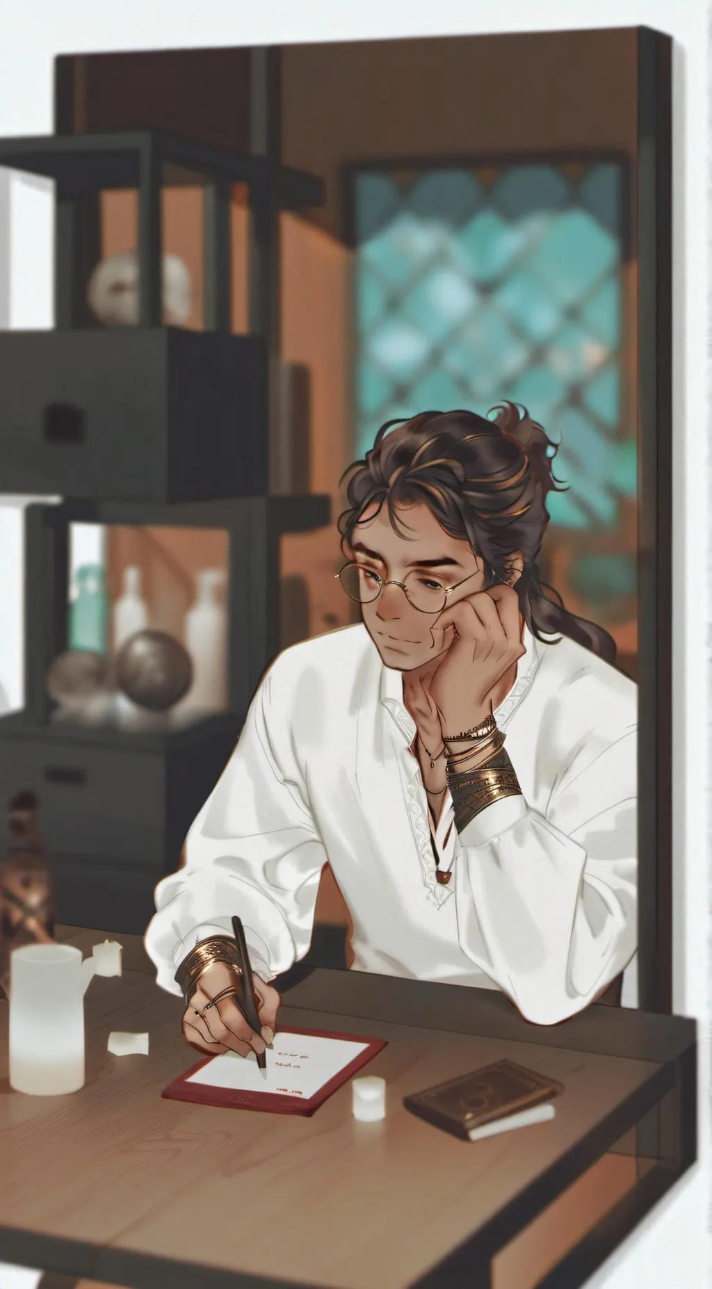 ai character: Jonathan sims background