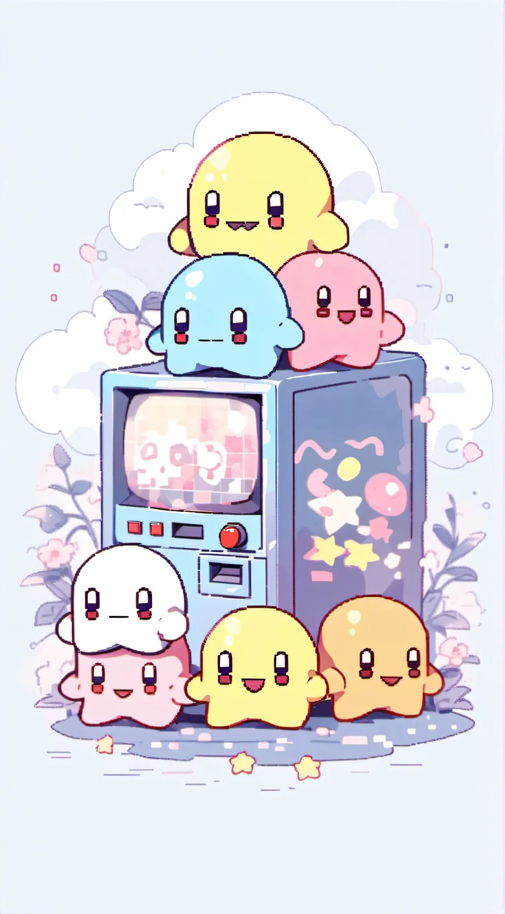 ai character: pac-man background