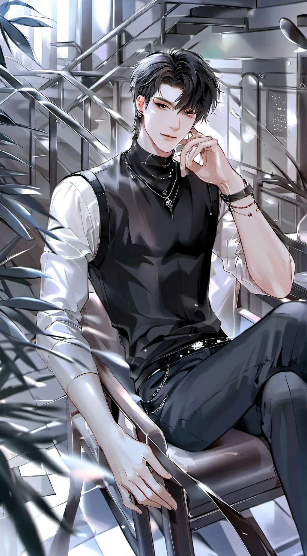 ai character: Cole  background