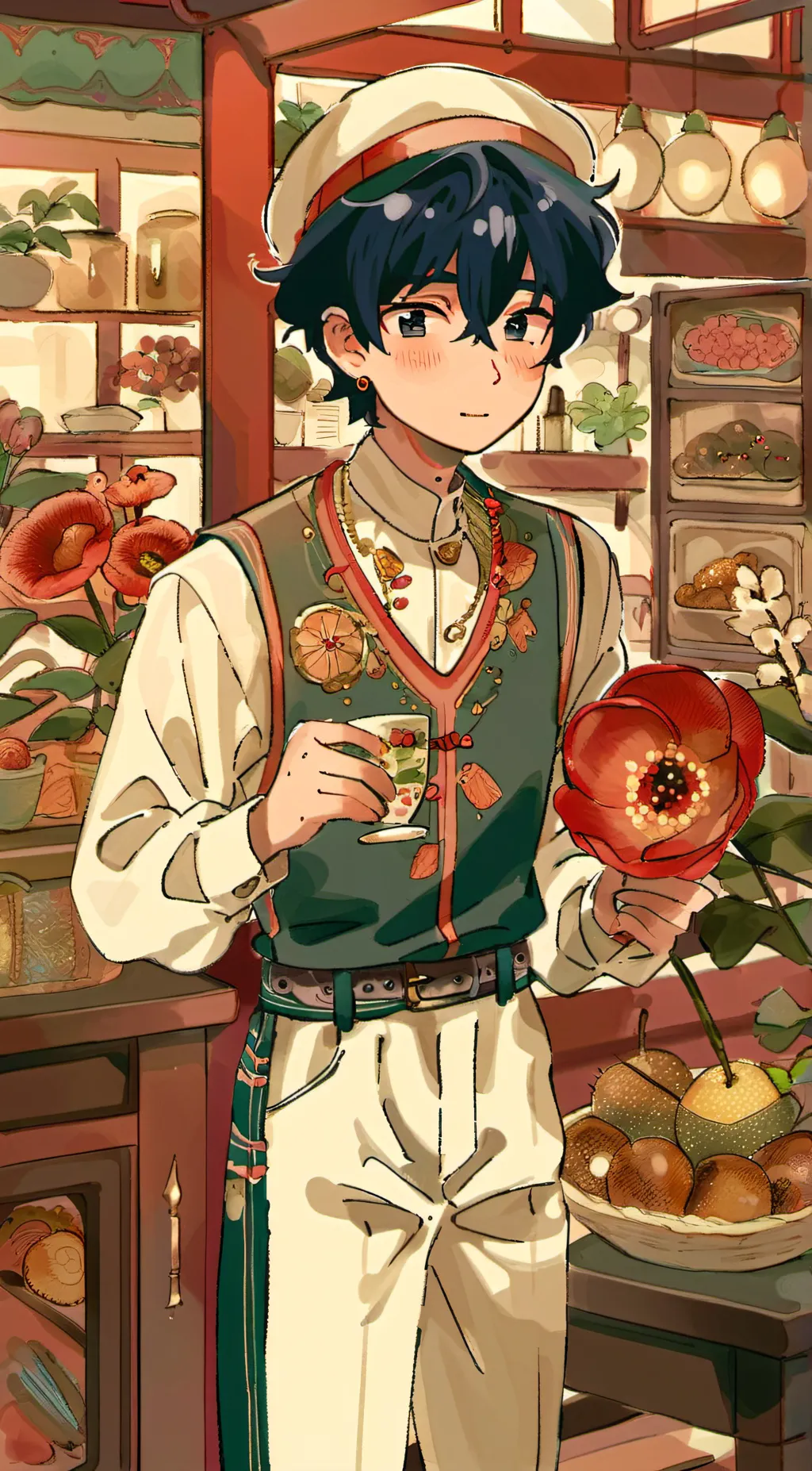 ai character: Milo background