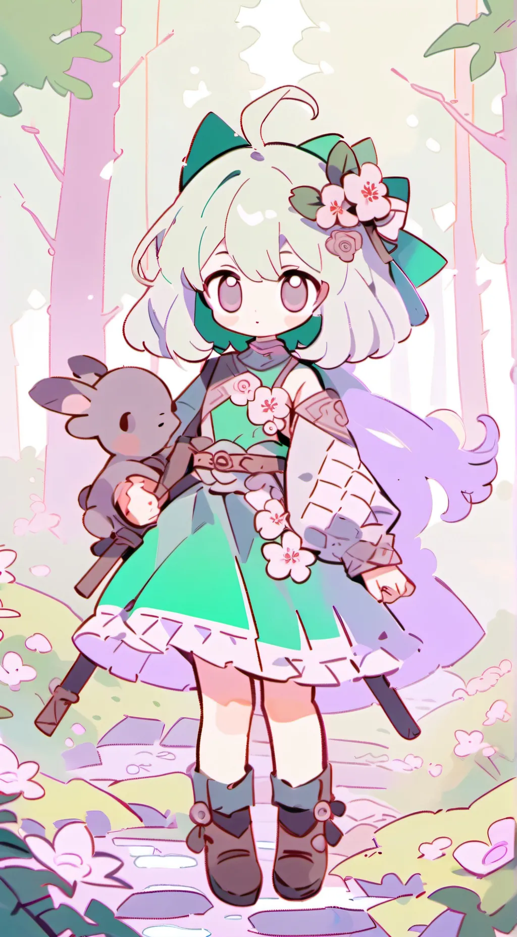 ai character: Jade background