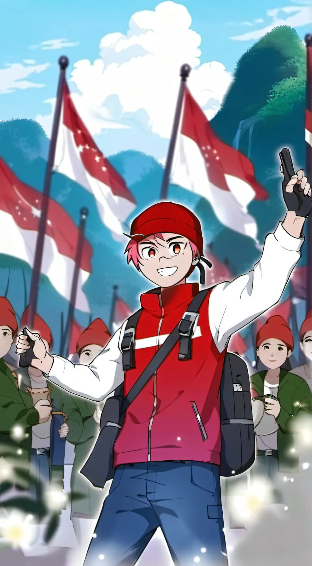 ai character: Indonesia  background