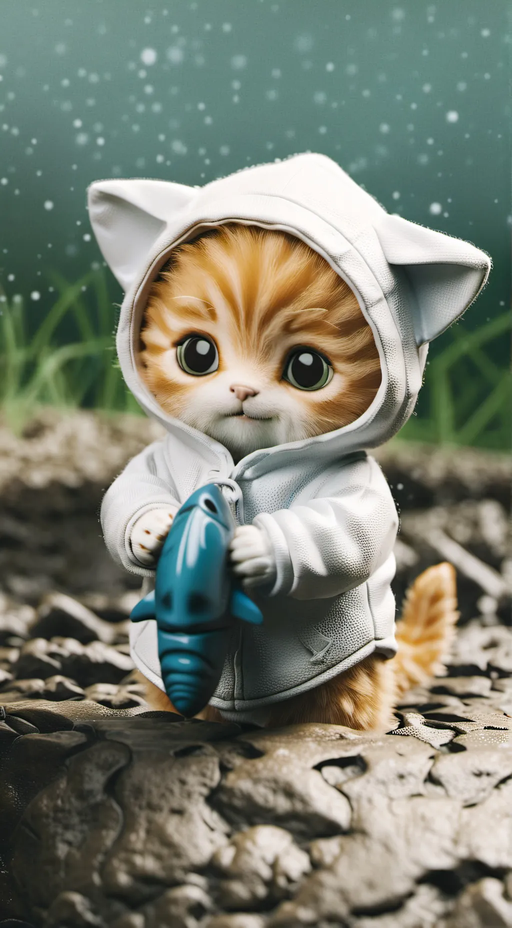 ai character: Fluffy The Kitten background