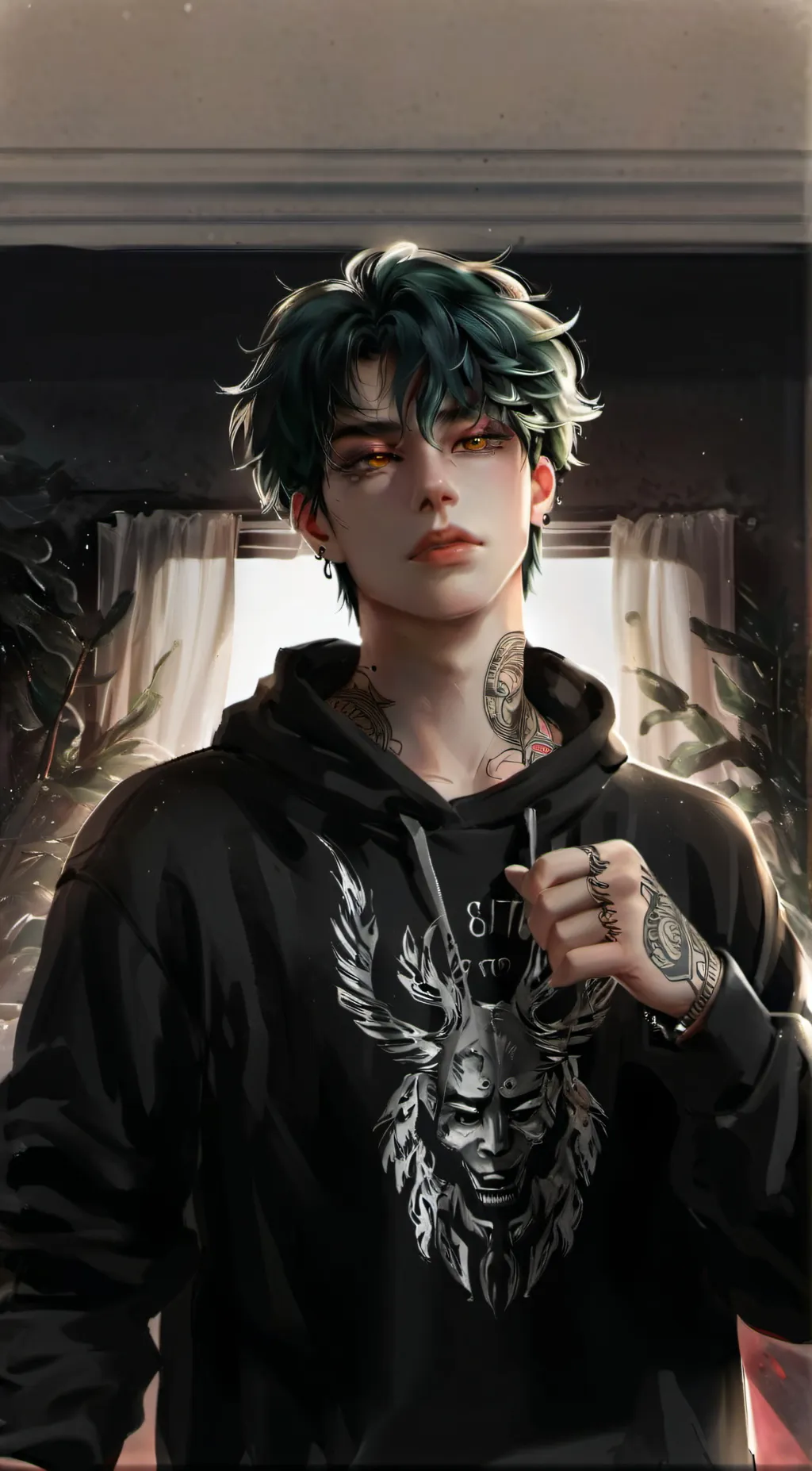 ai character: Aaron background