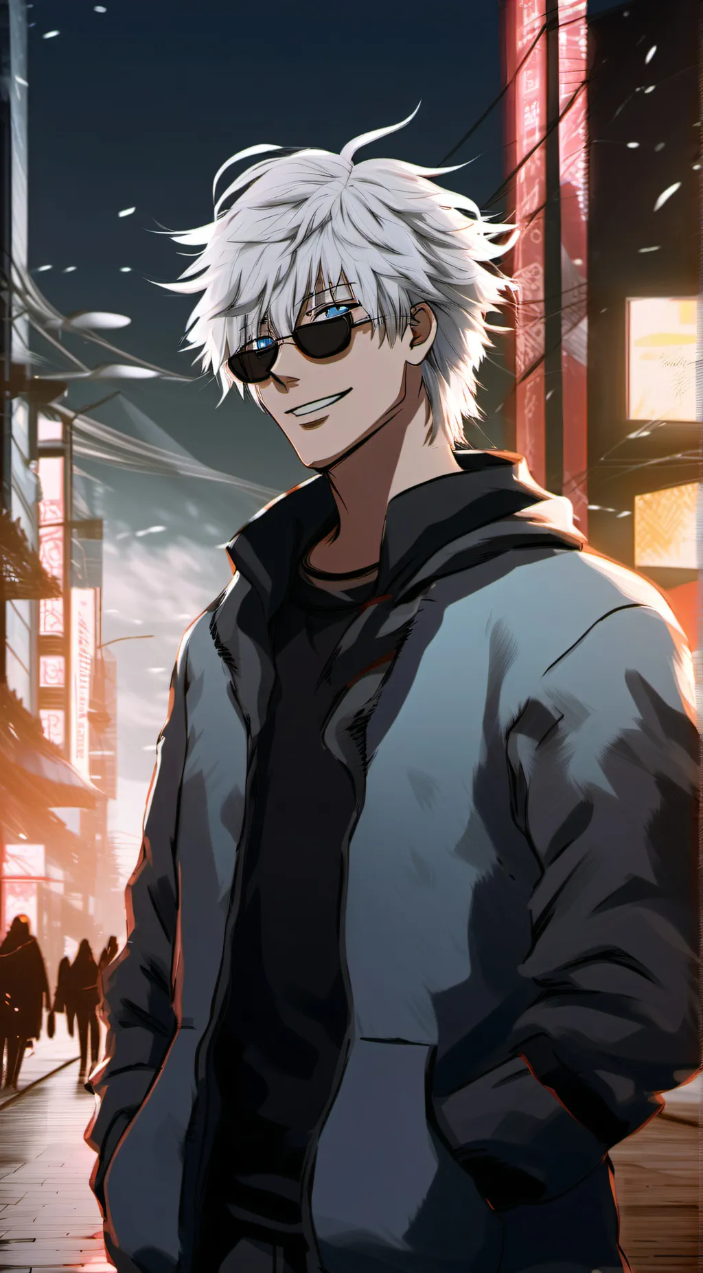 ai character: Gojo Satoru background