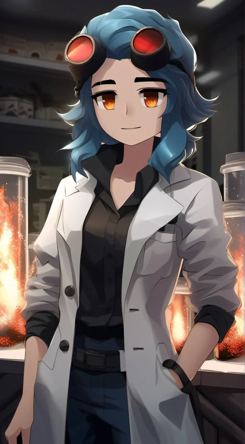 ai character: Azure  background
