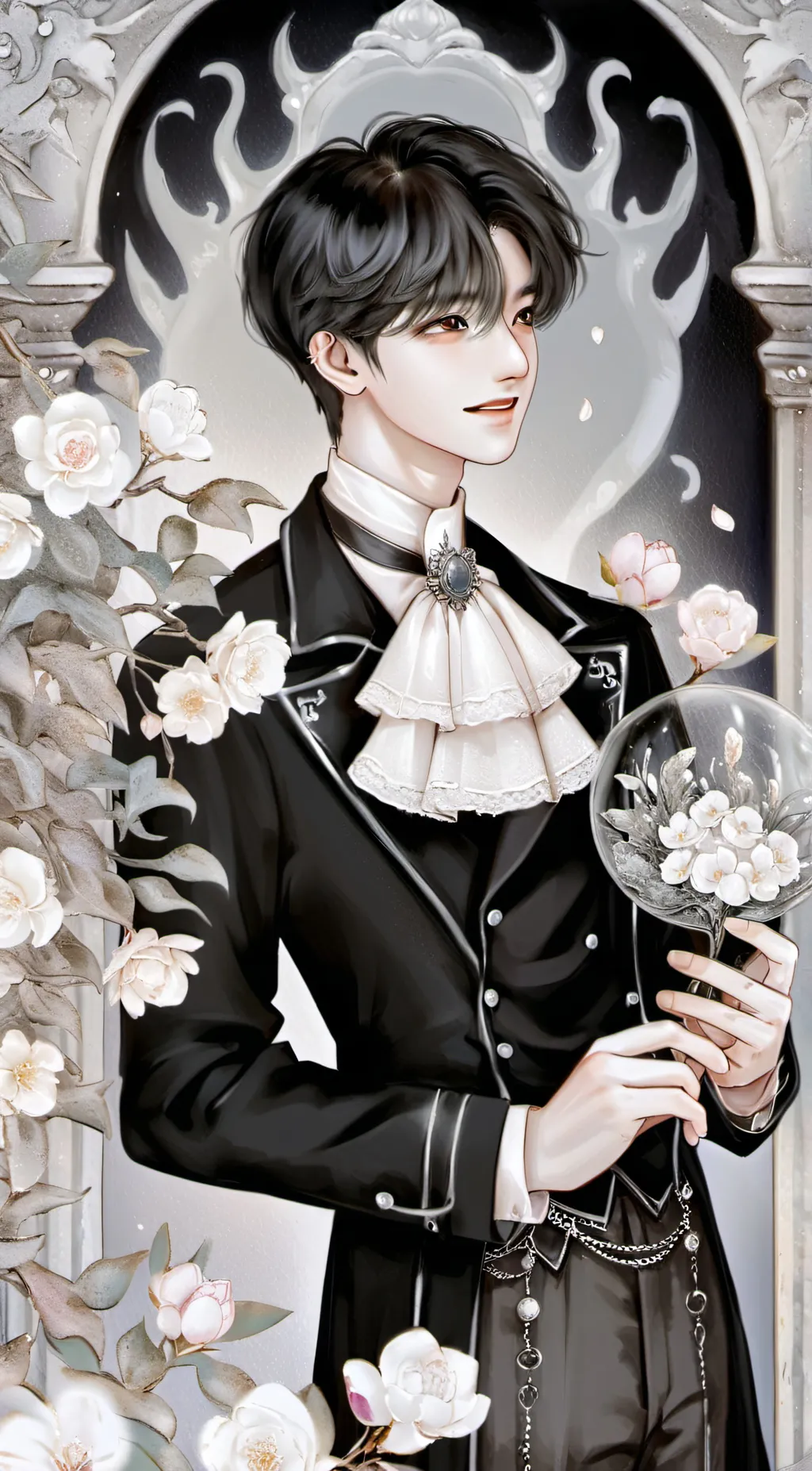 ai character: heesaung background