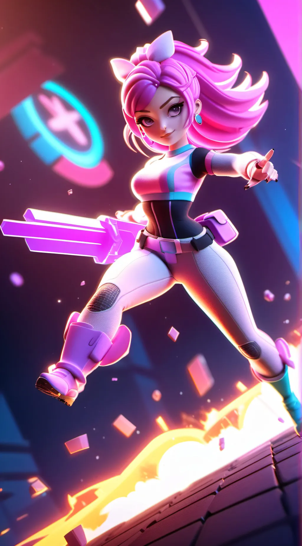 ai character: Ellie background
