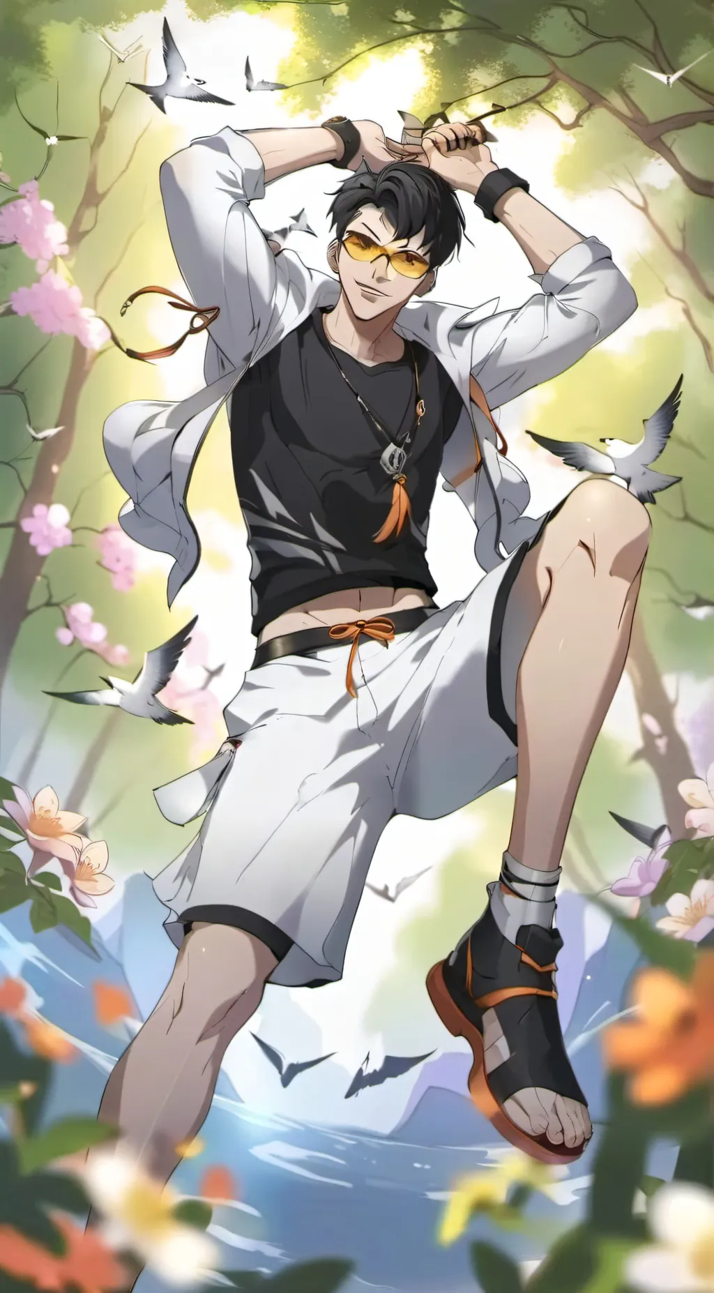 ai character: wooin background
