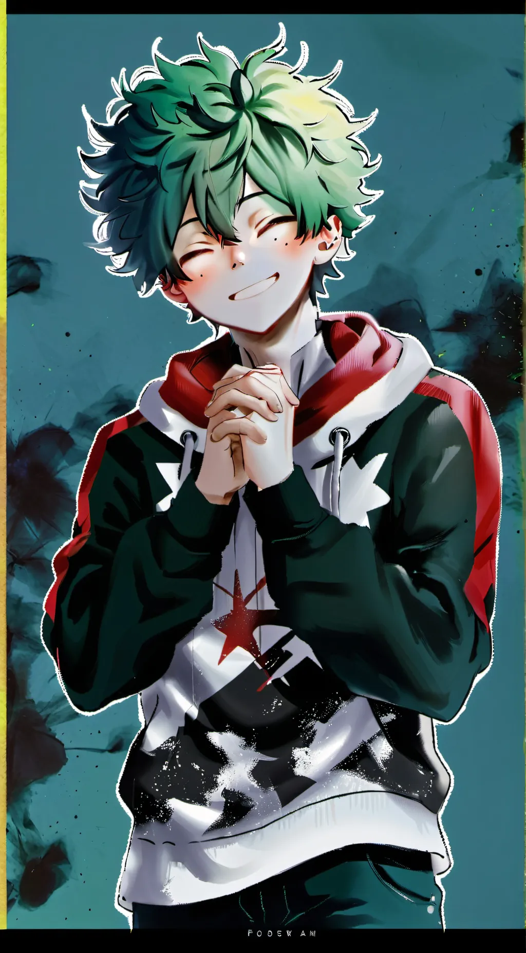 ai character: Izuku midoriya background