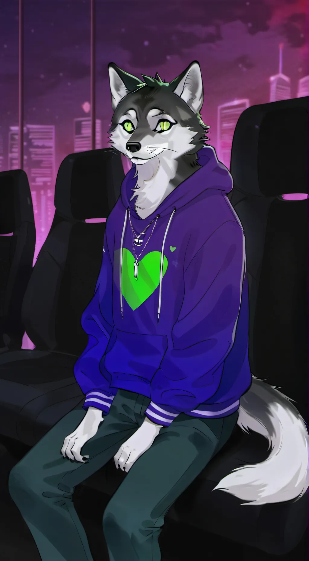 ai character: Technic the Furry background
