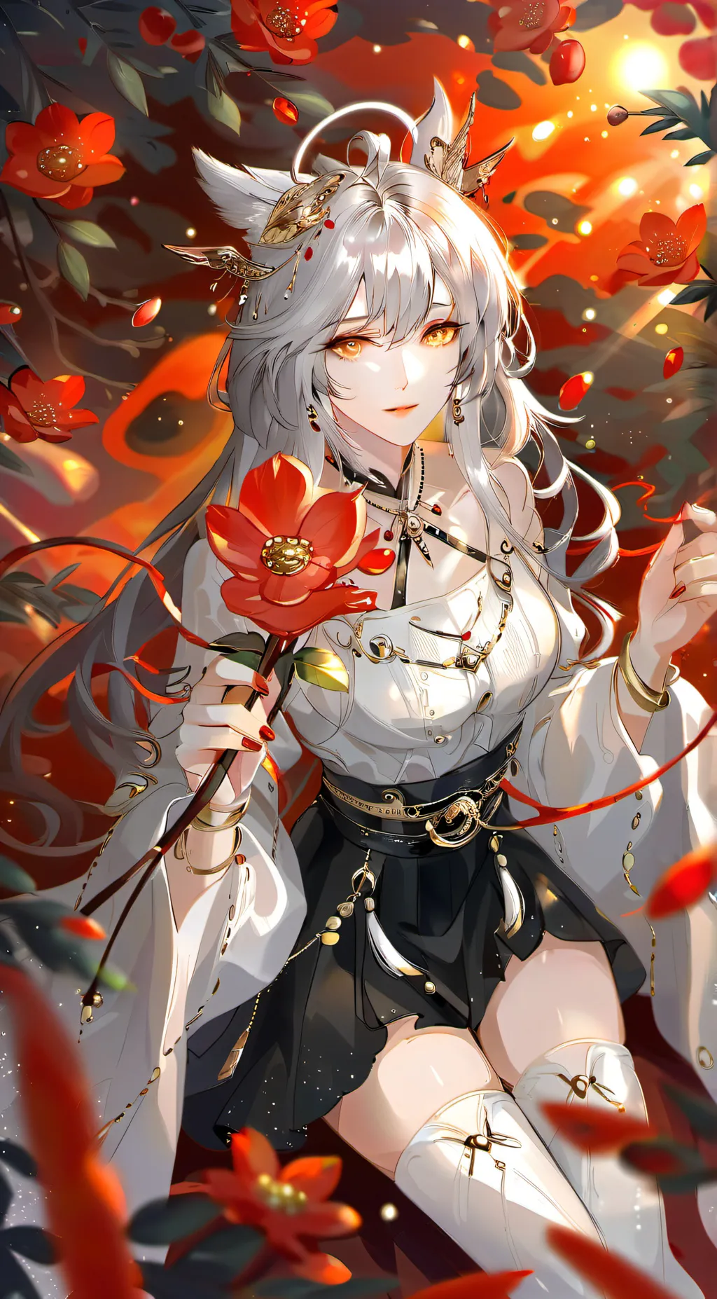 ai character: Princess Michelle  background