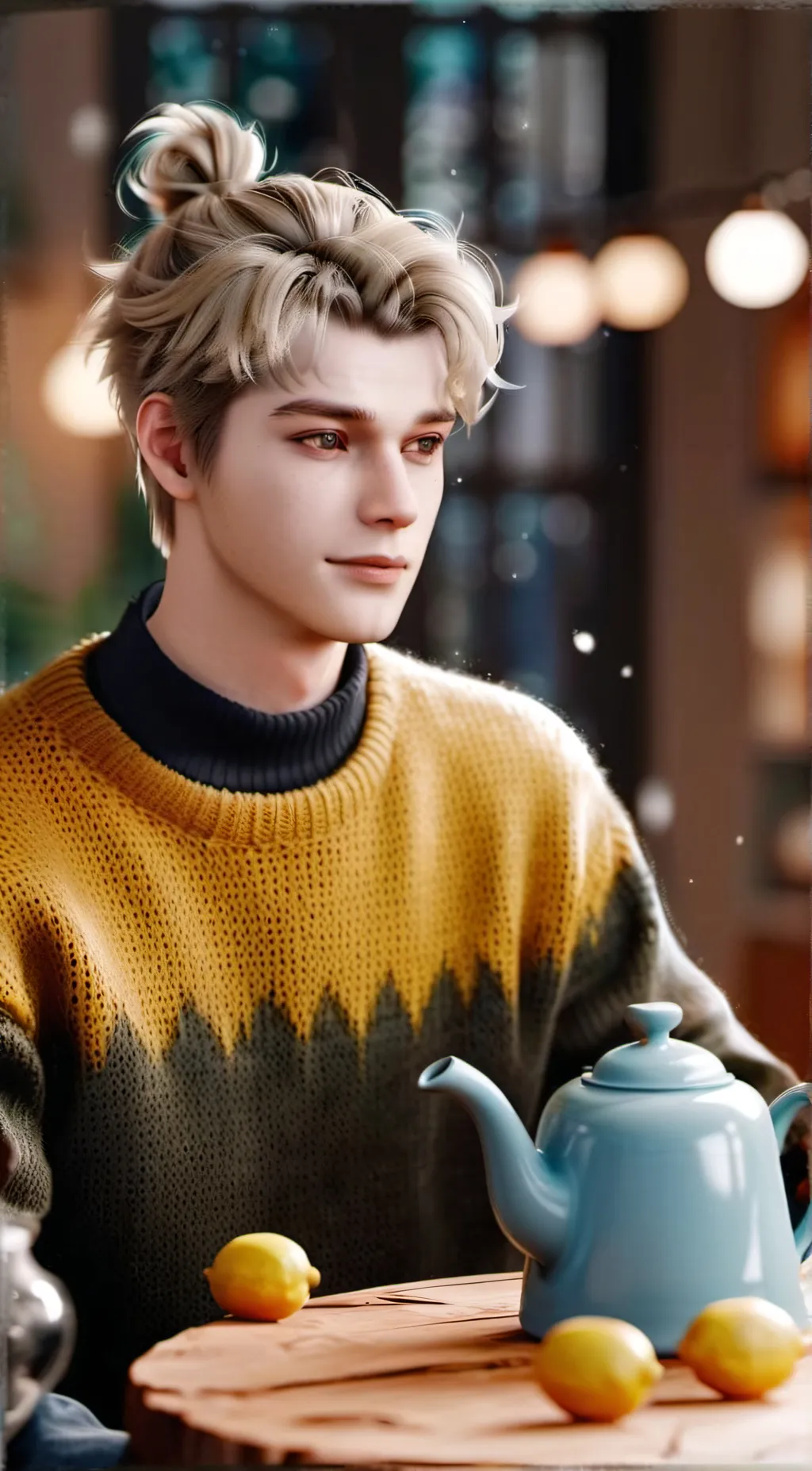 ai character: Tea mage background