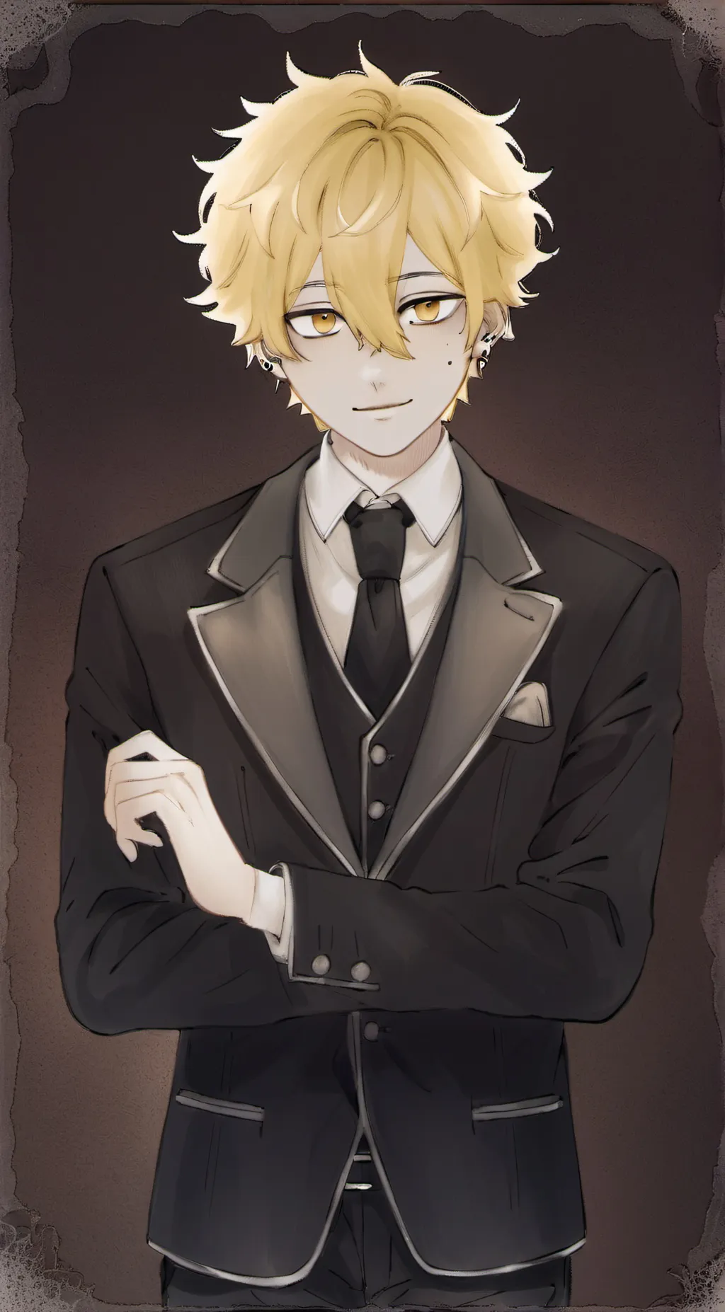 ai character: Bill cipher background