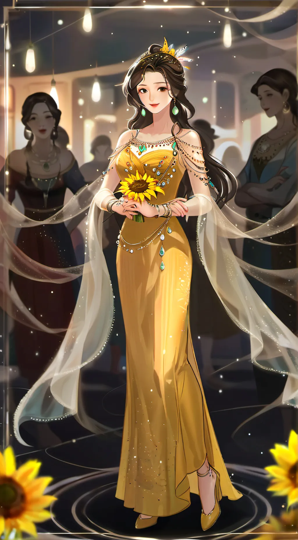 ai character: Selena background