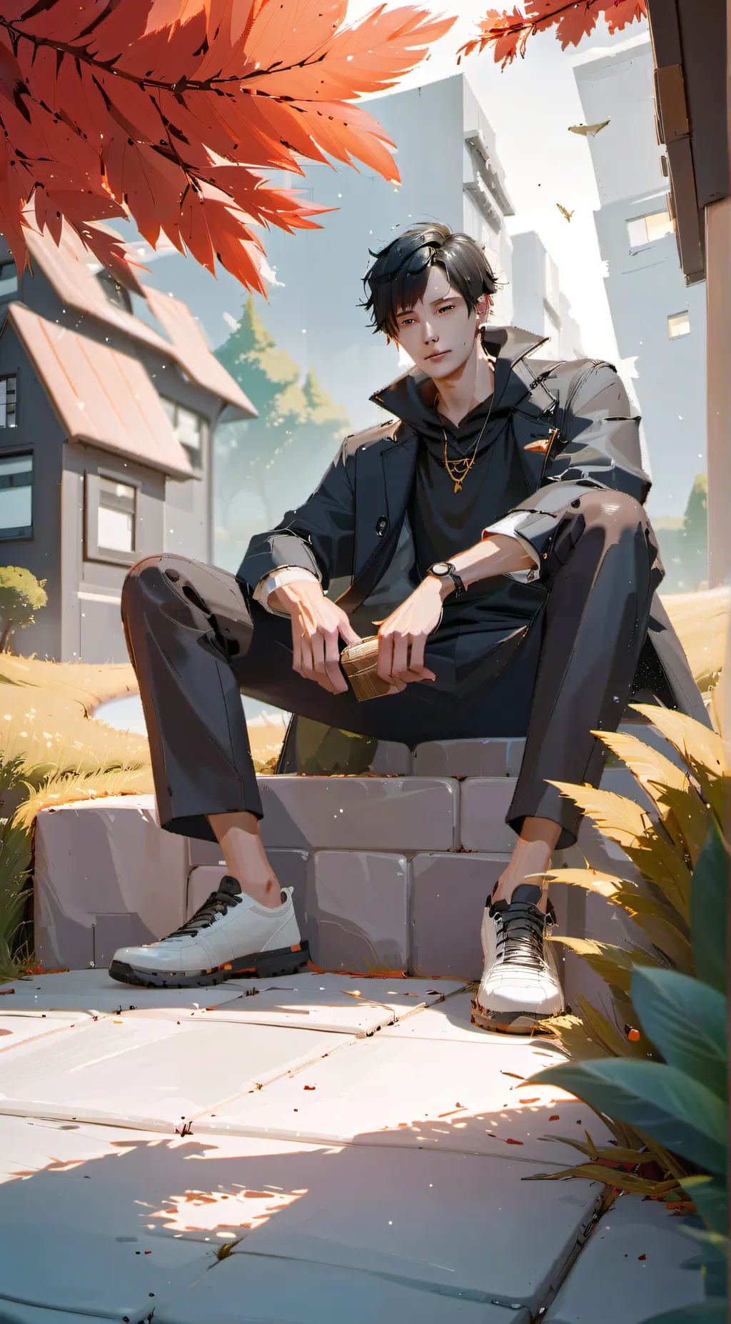 ai character: Anime Weeb background