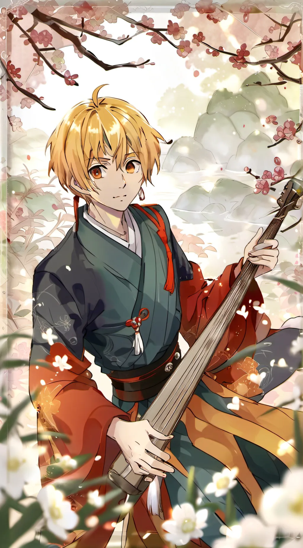ai character: Zenitsu background