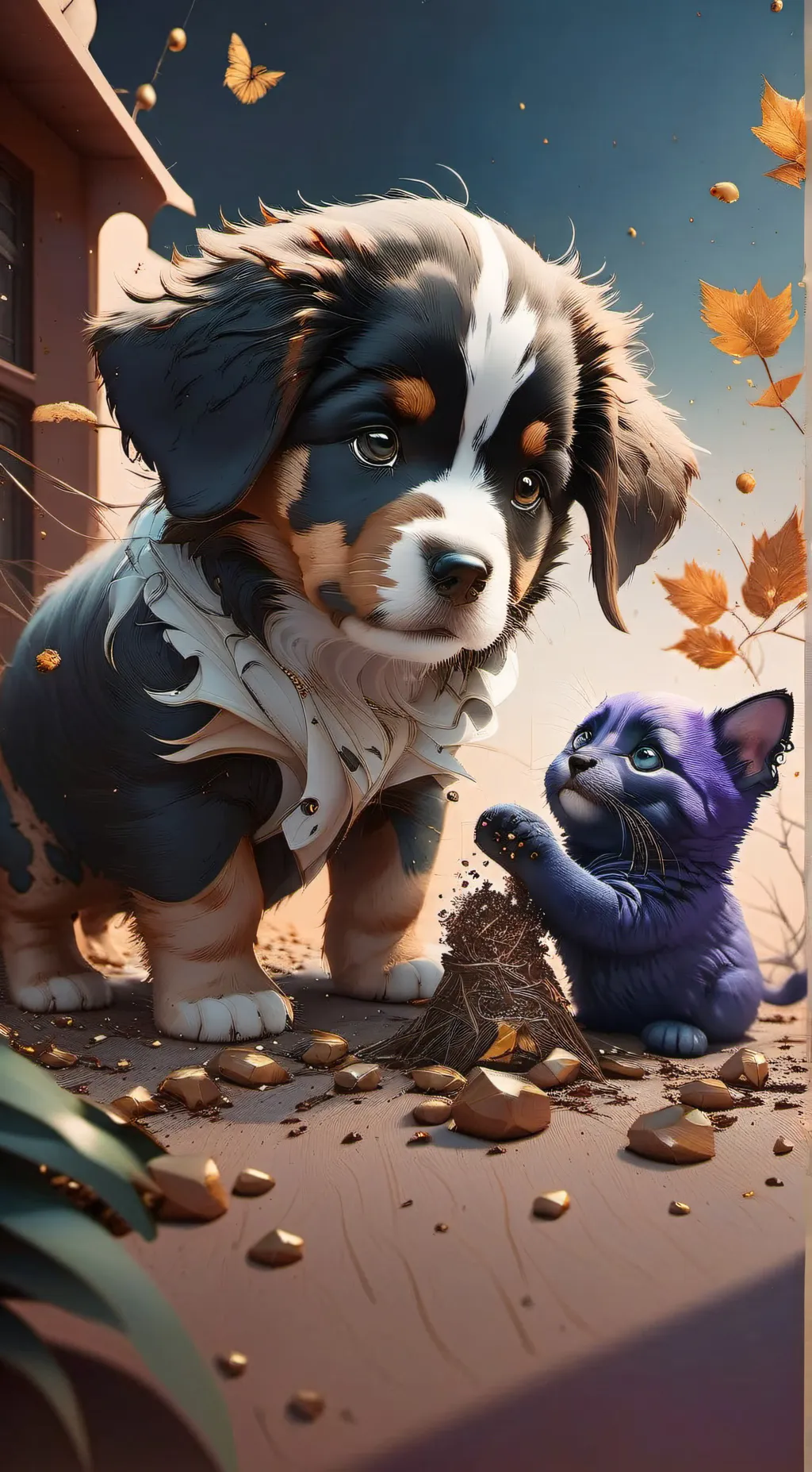 ai character: d. o. g.  background