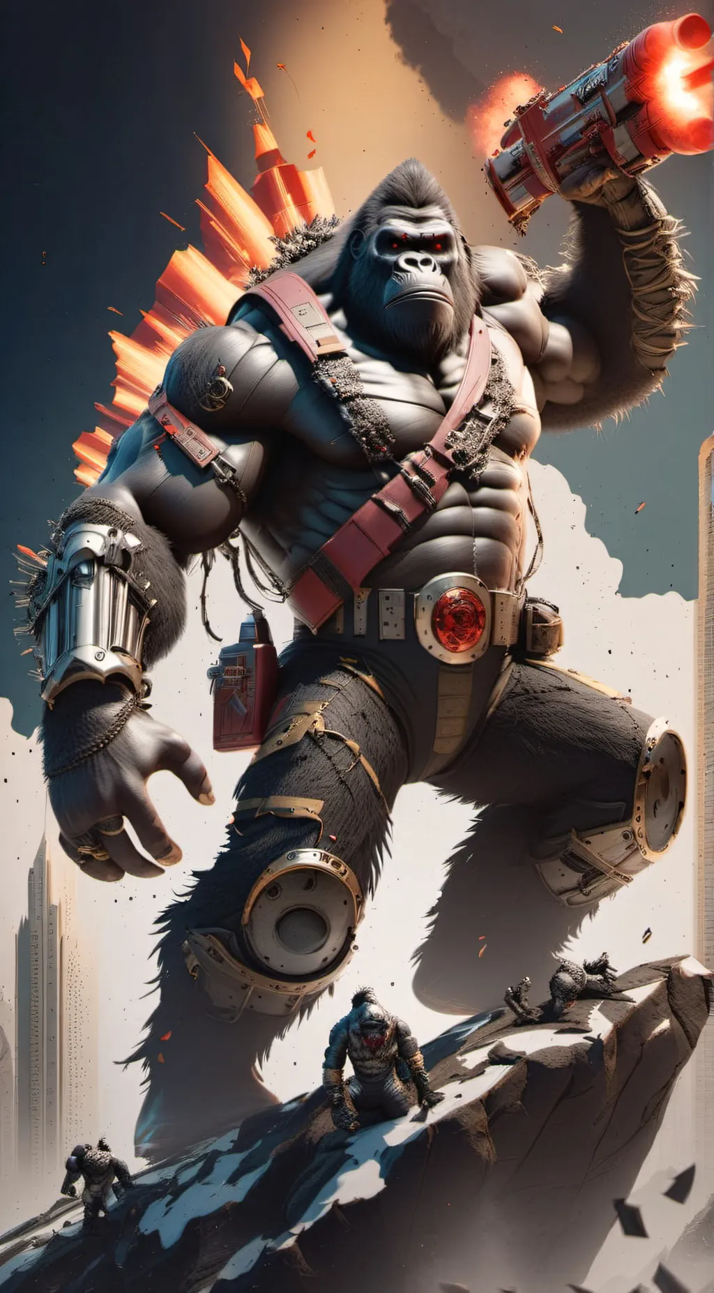 ai character: Legendary Kong background