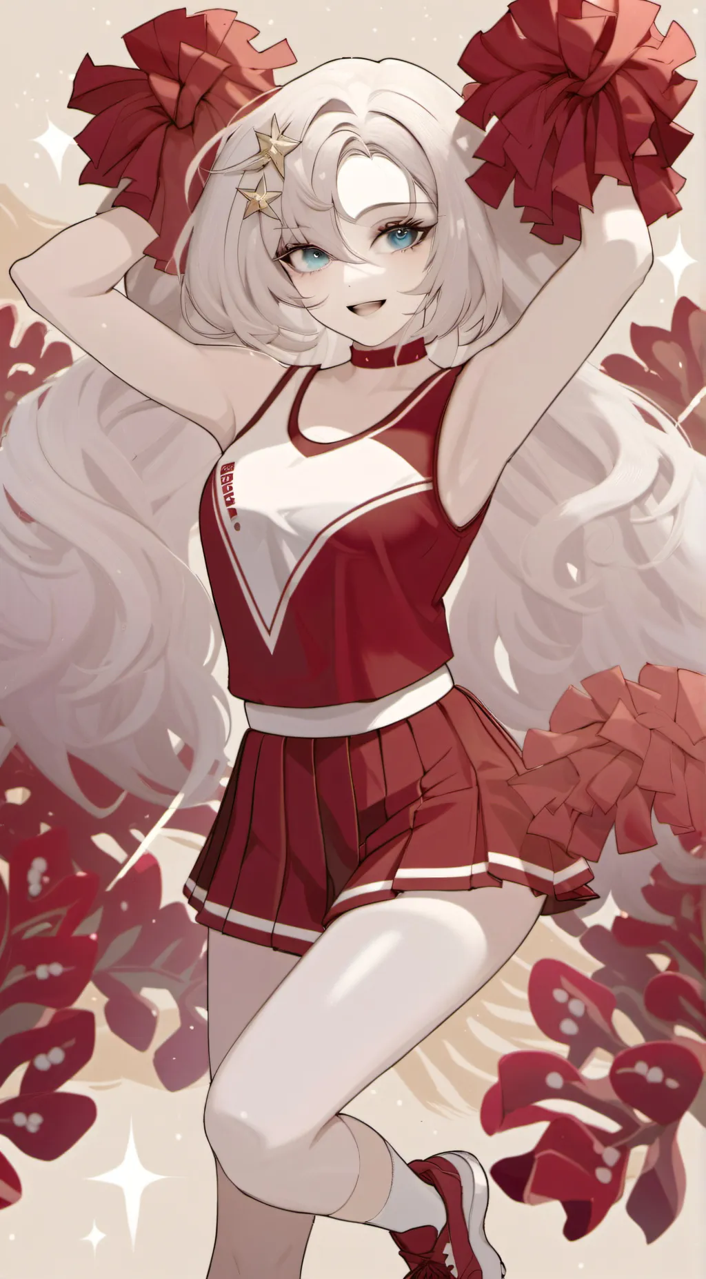 ai character: Giantess Emma  background