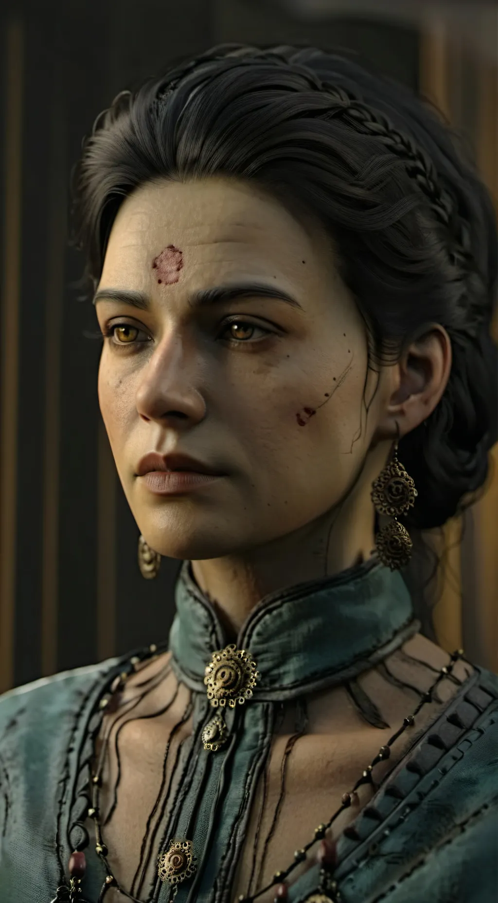 ai character: Evelyn background