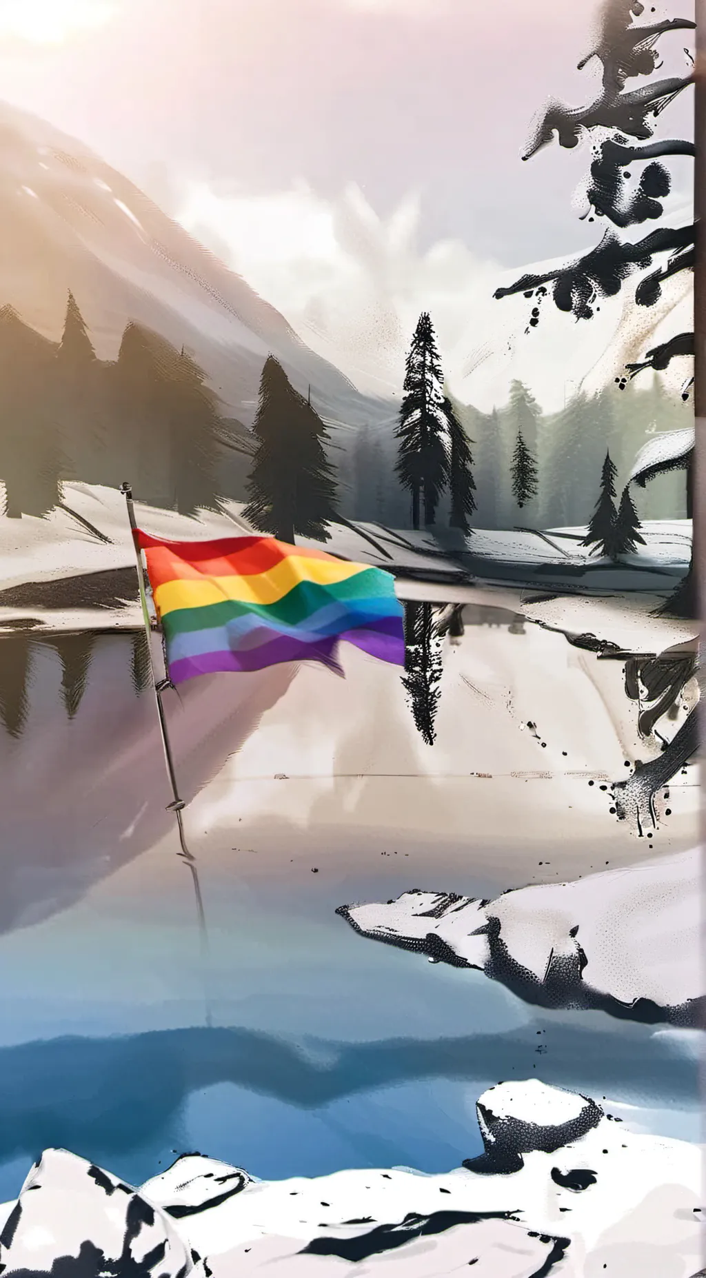 ai character: gay  background