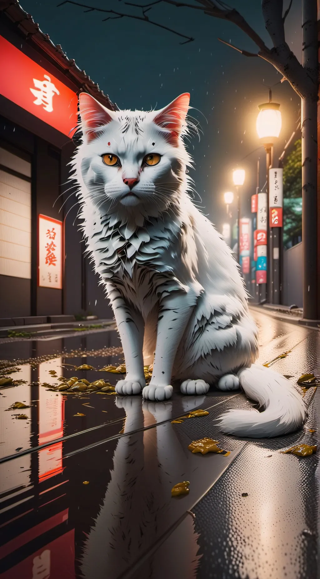 ai character: Stray Cat background
