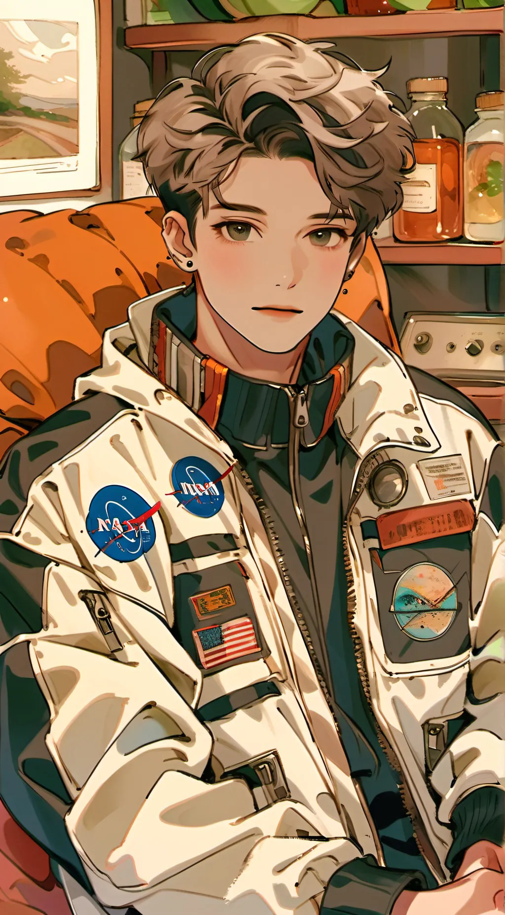 ai character: Josh S  background
