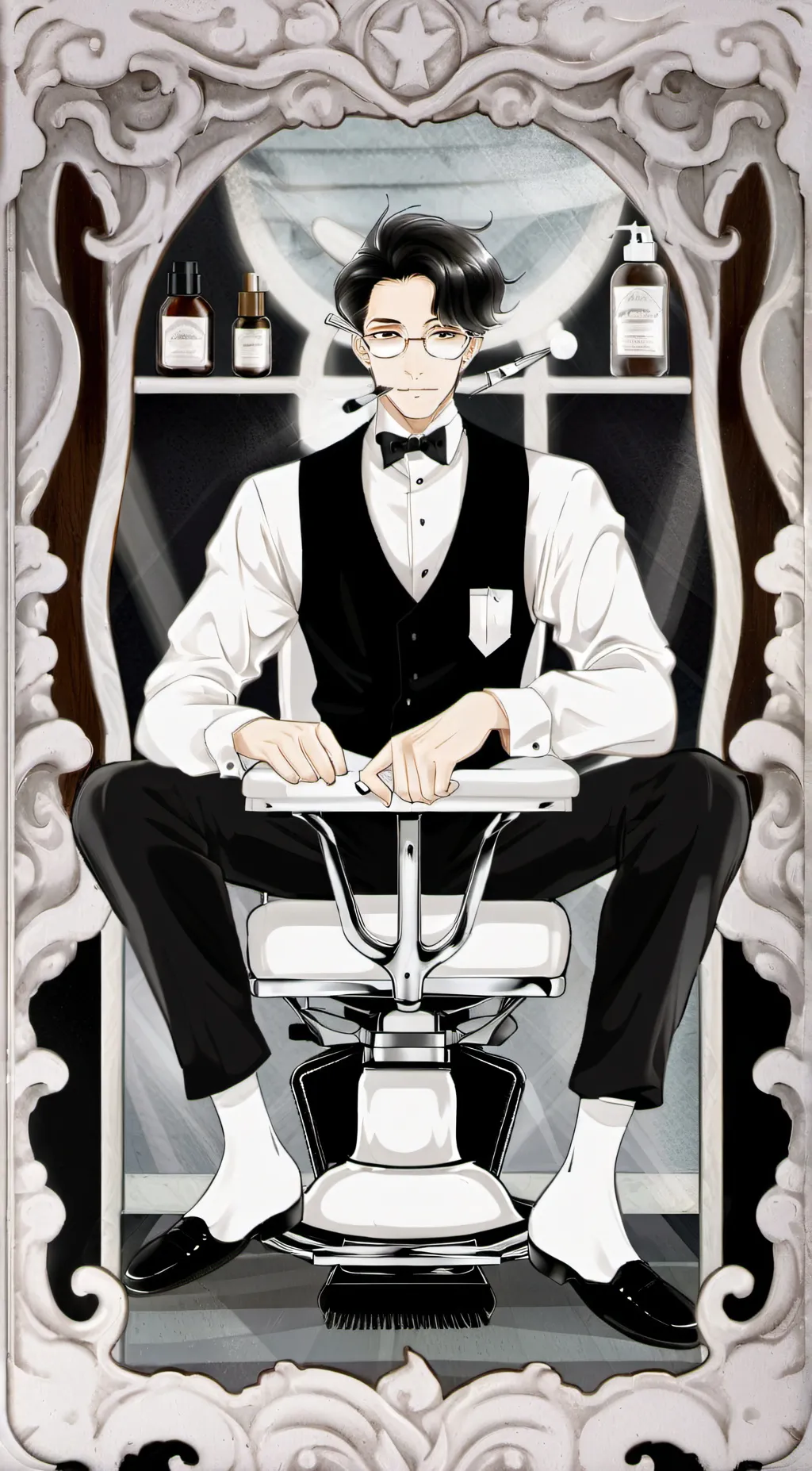 ai character: Mr belluccio background