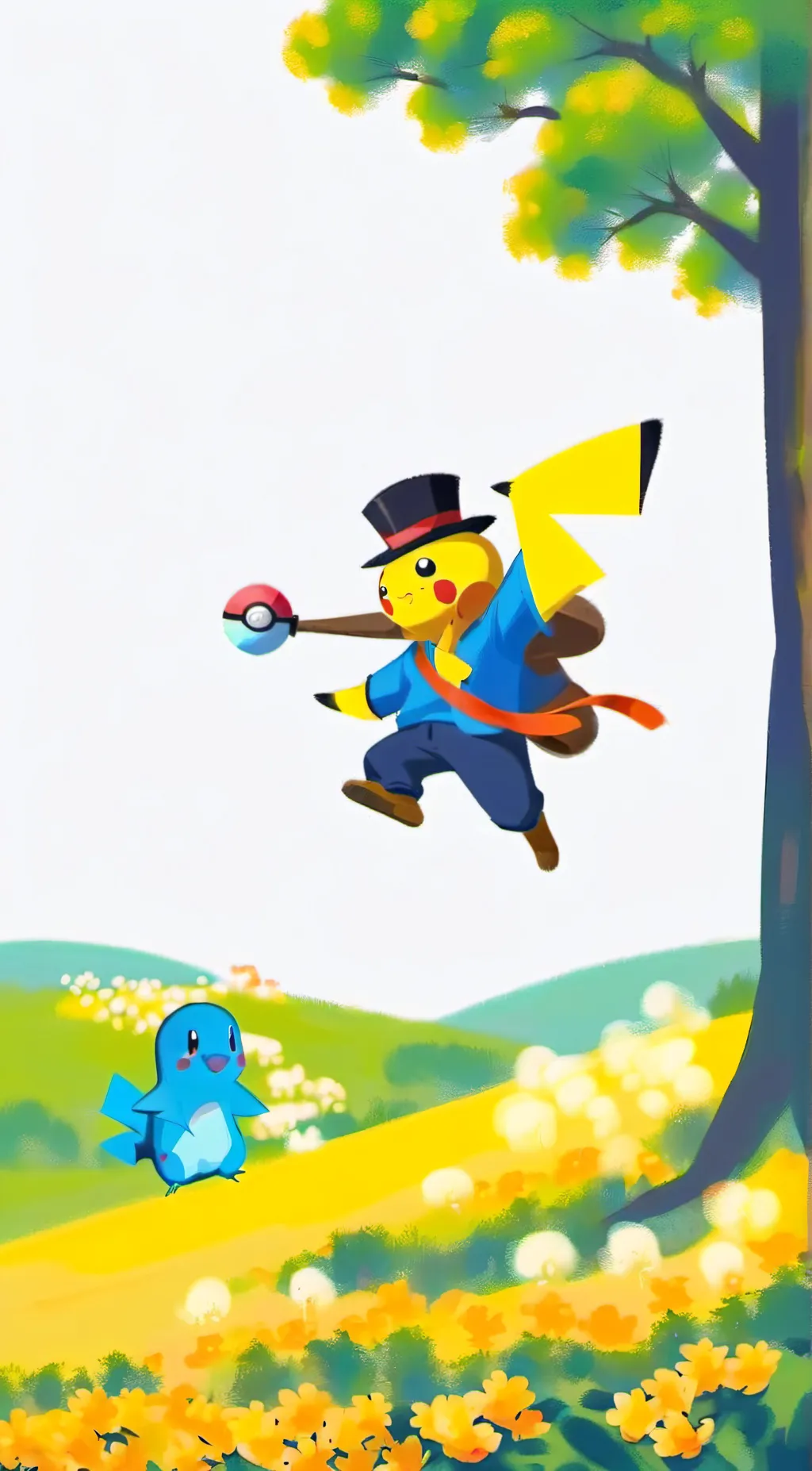 ai character: Pokémon  background