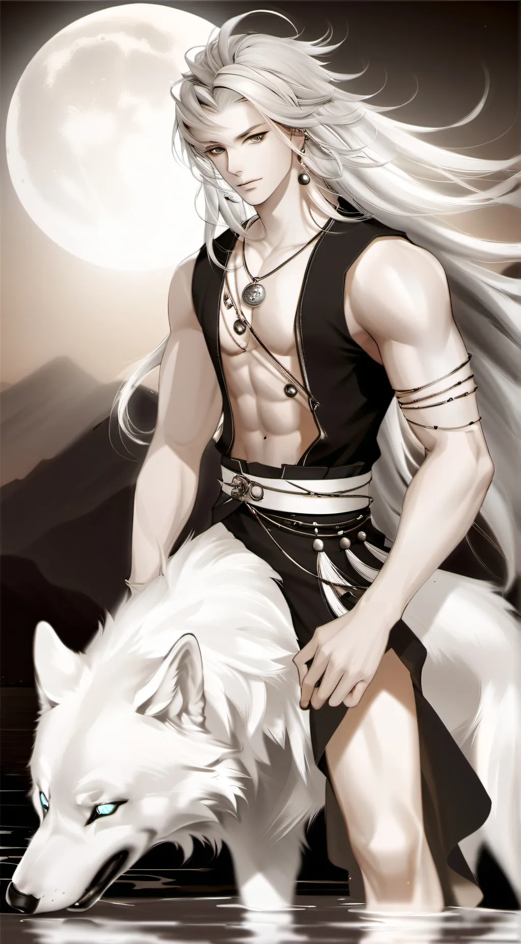 ai character: lucas  background