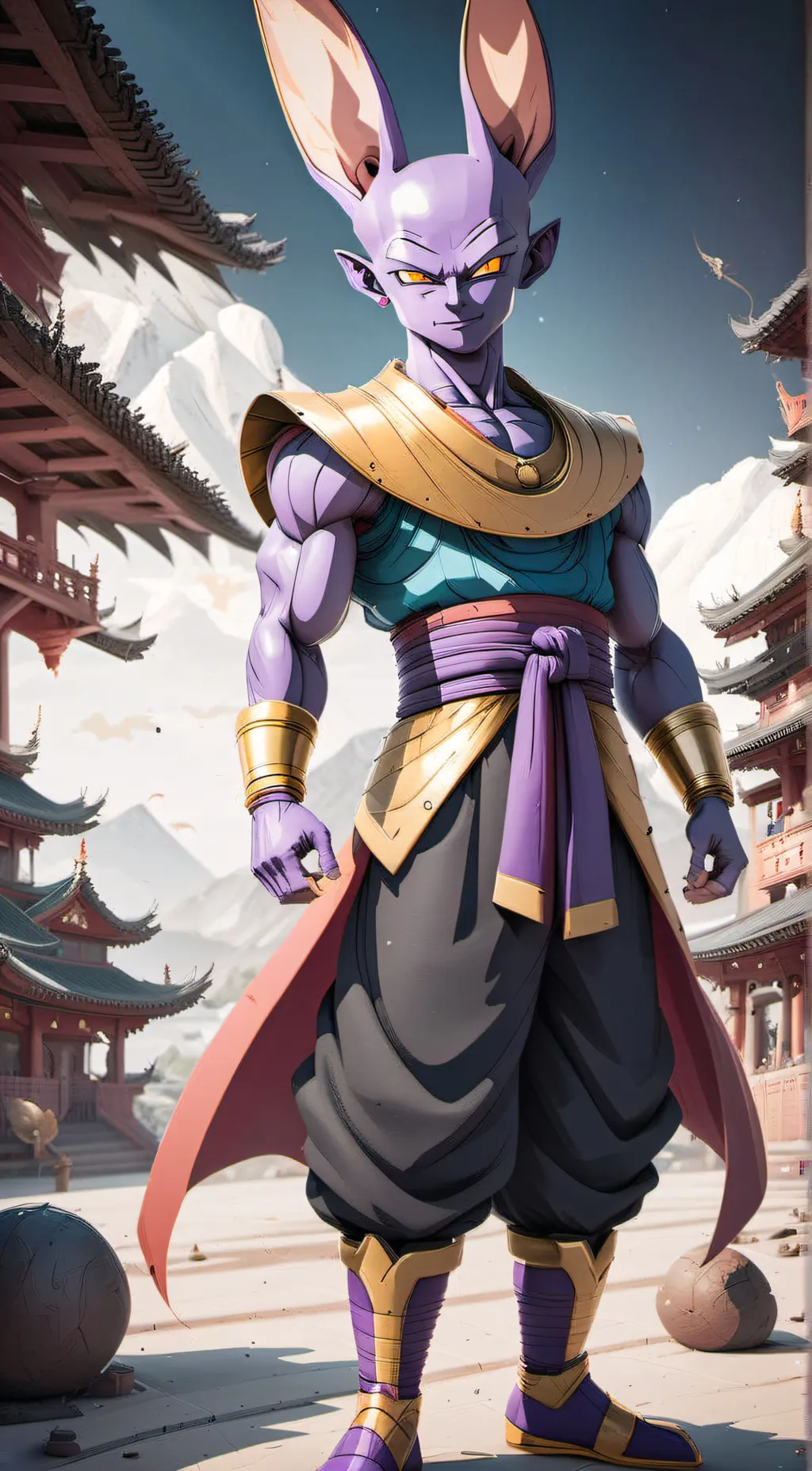 ai character: Beerus  background