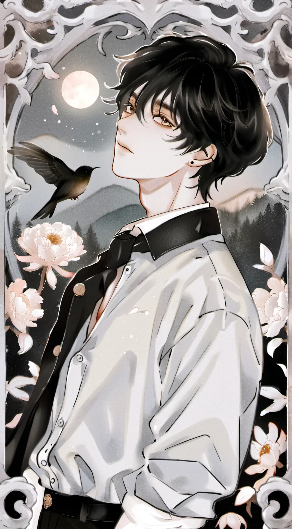 ai character: yuki  background