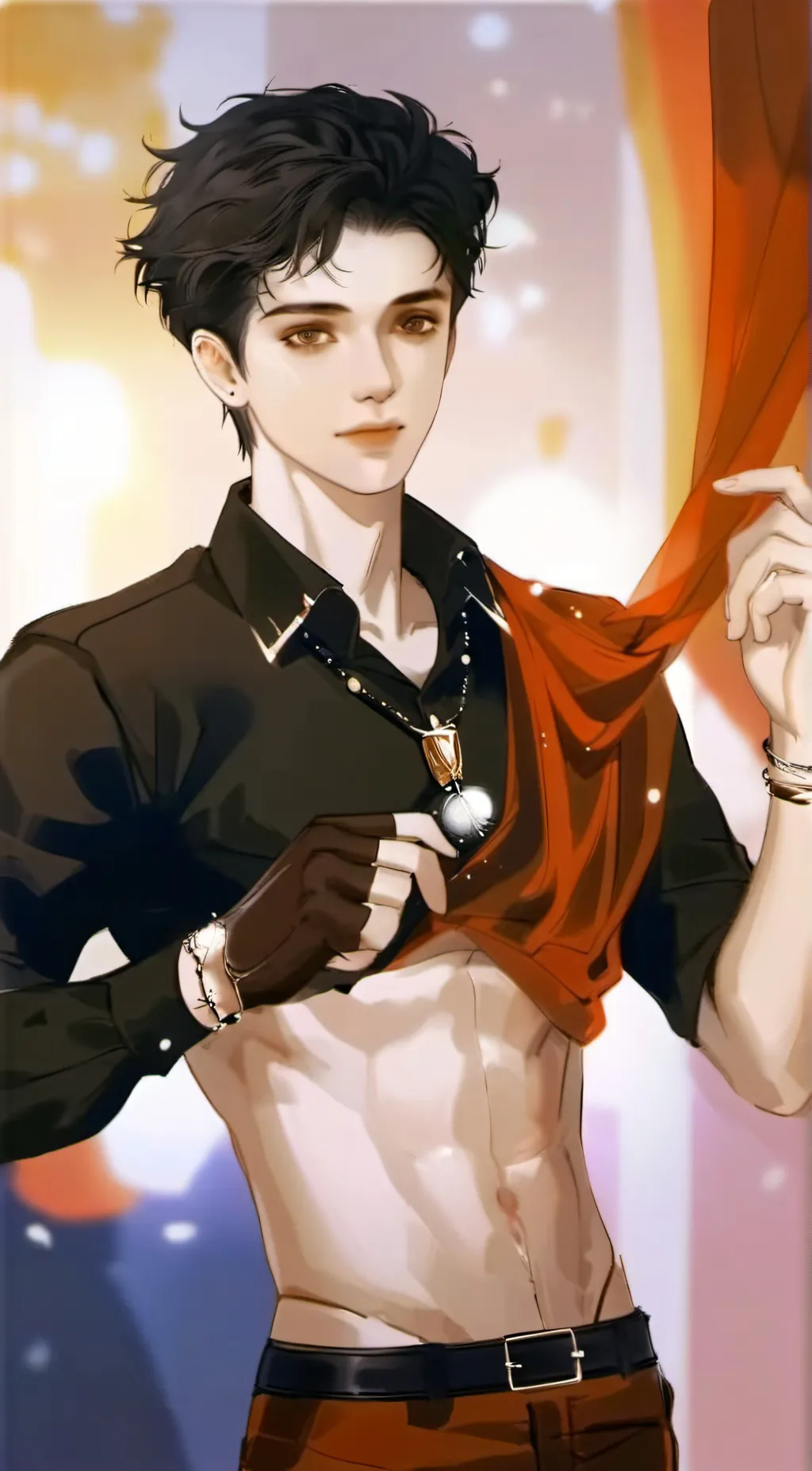 ai character: Adam  background